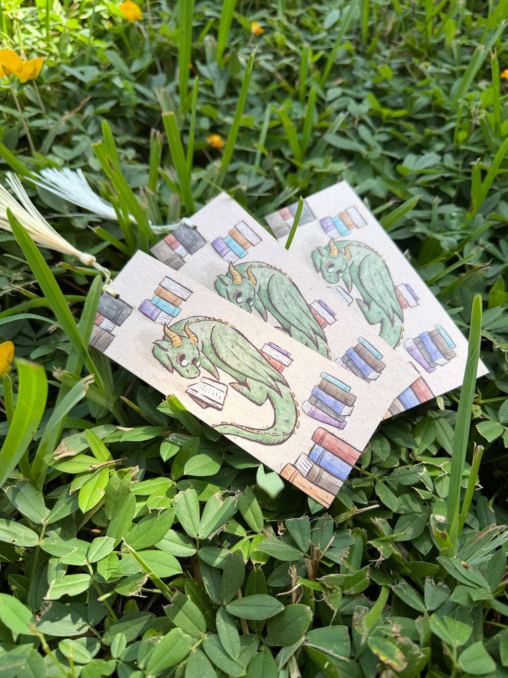 Book Dragon Bookmark