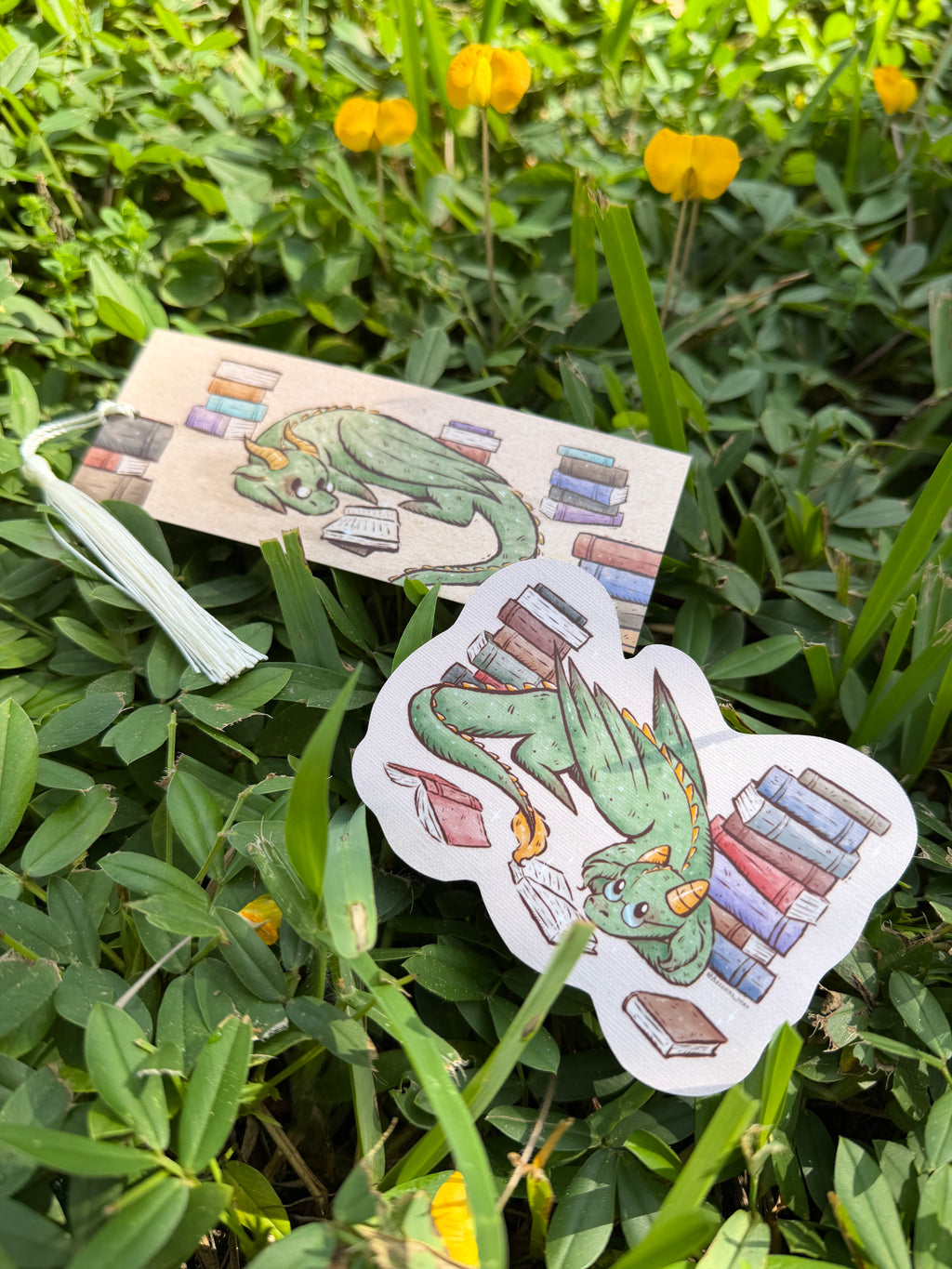 Book Dragon Bookmark