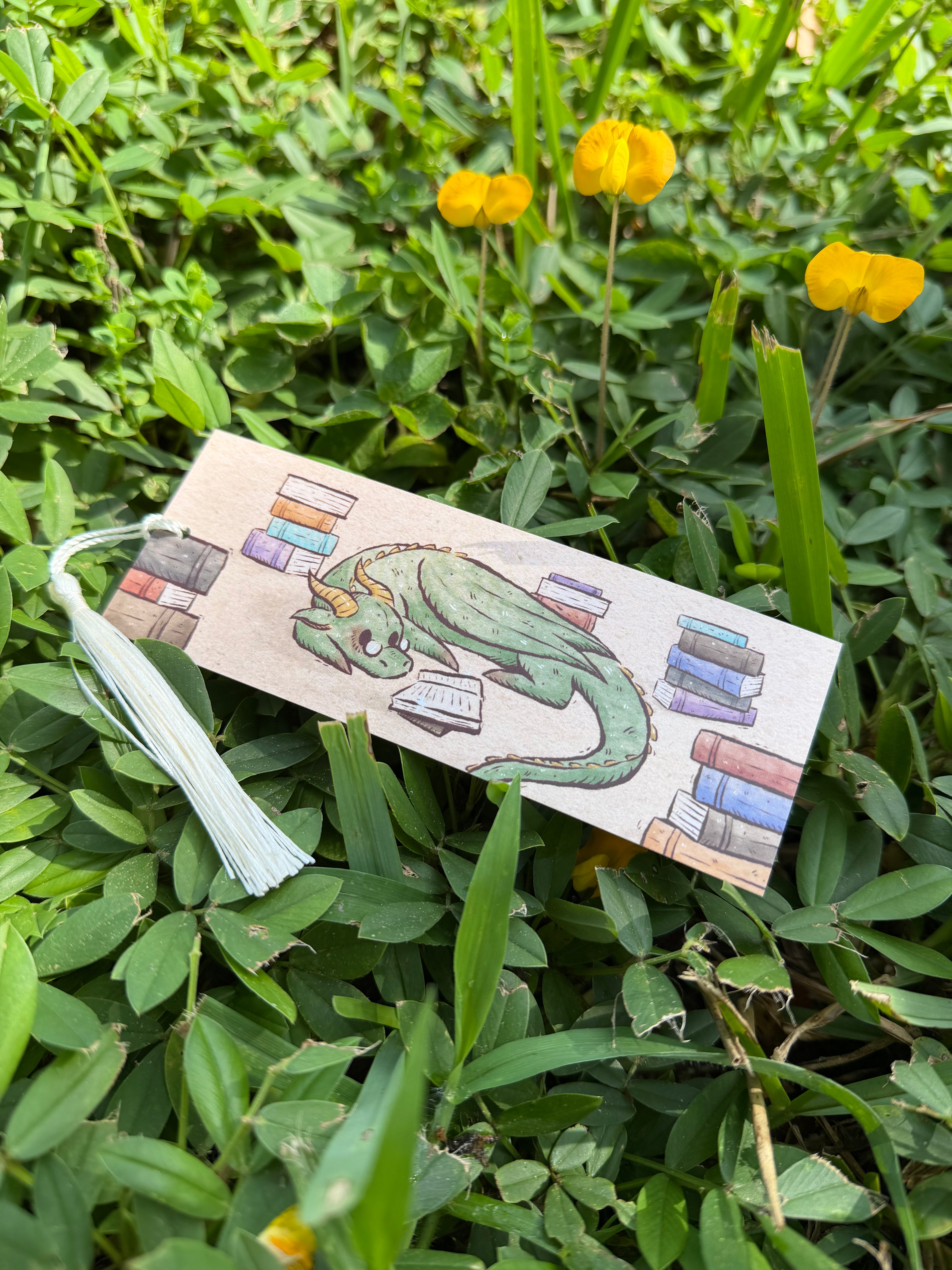 Book Dragon Bookmark