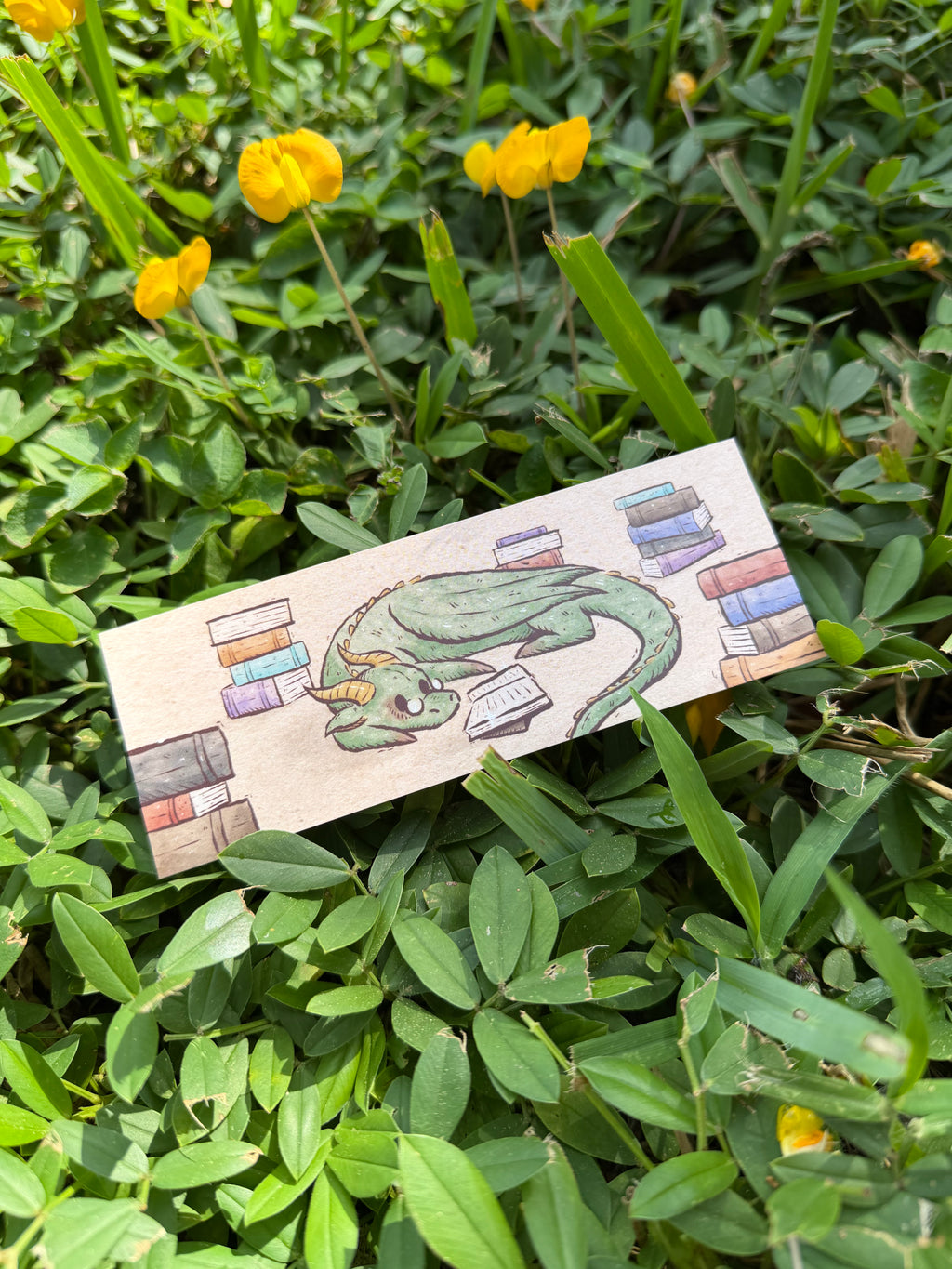 Book Dragon Bookmark