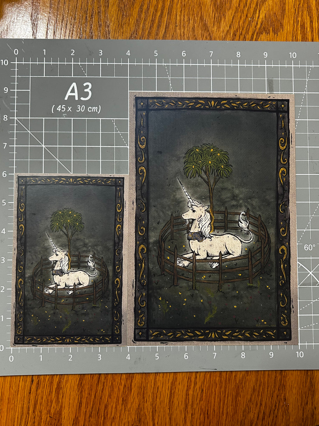 A Unicorn Alone Print