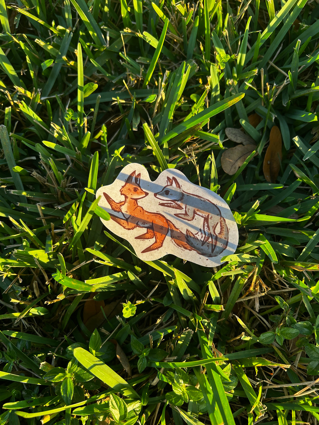 Shaded Hollow Sticker