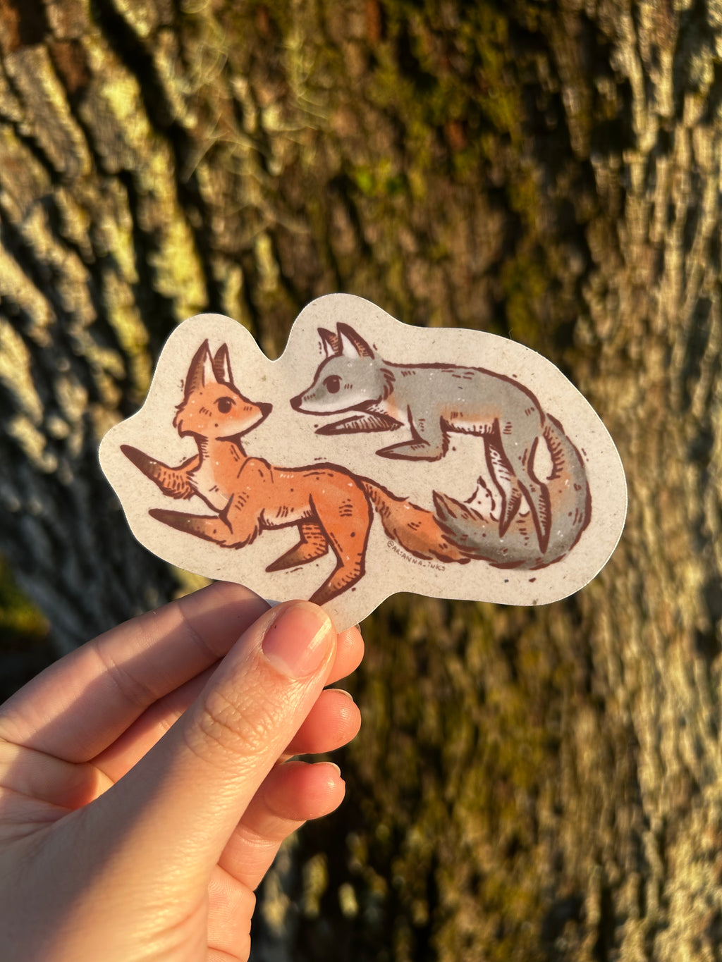 Shaded Hollow Sticker