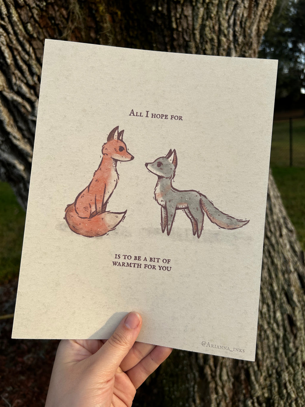 A Bit of Warmth Print