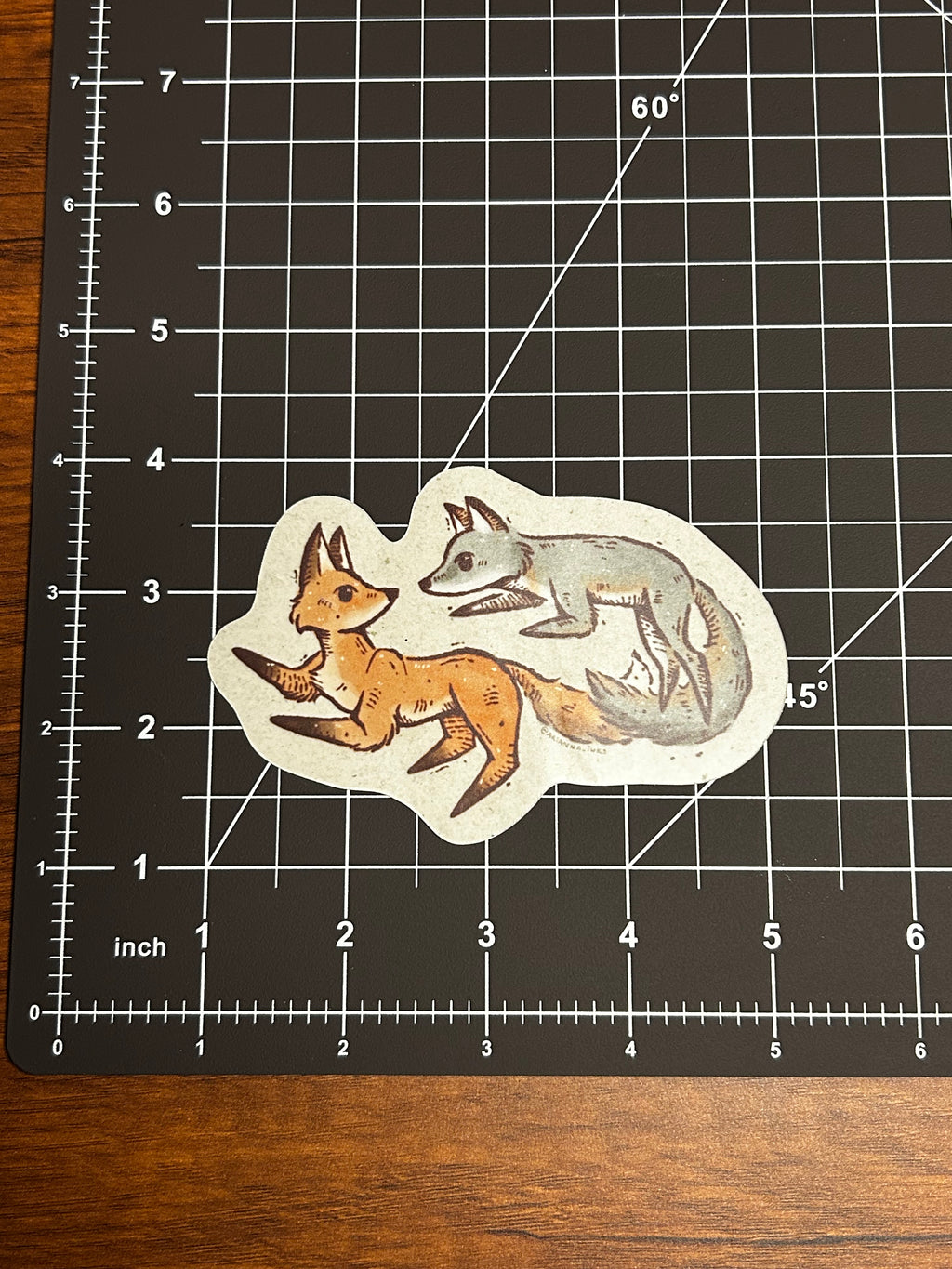 Shaded Hollow Sticker