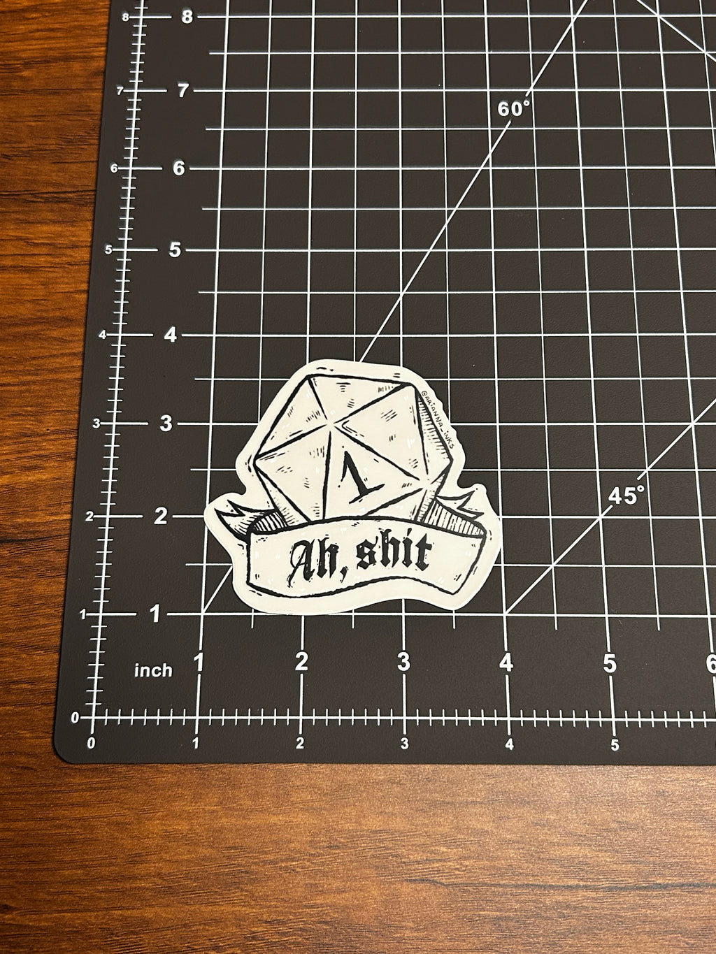 Nat 1 (Yikes) Sticker