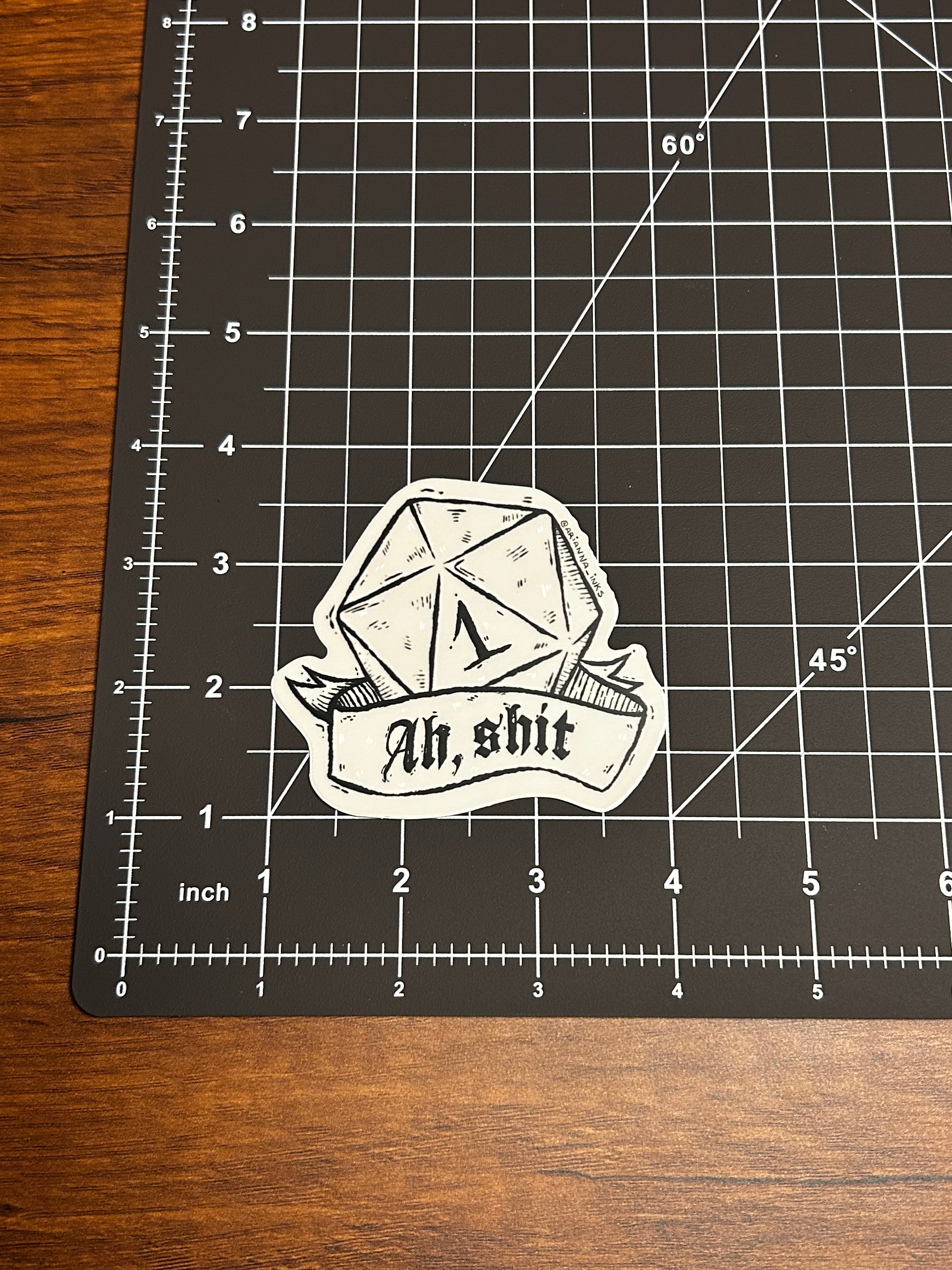 Nat 1 (Yikes) Sticker