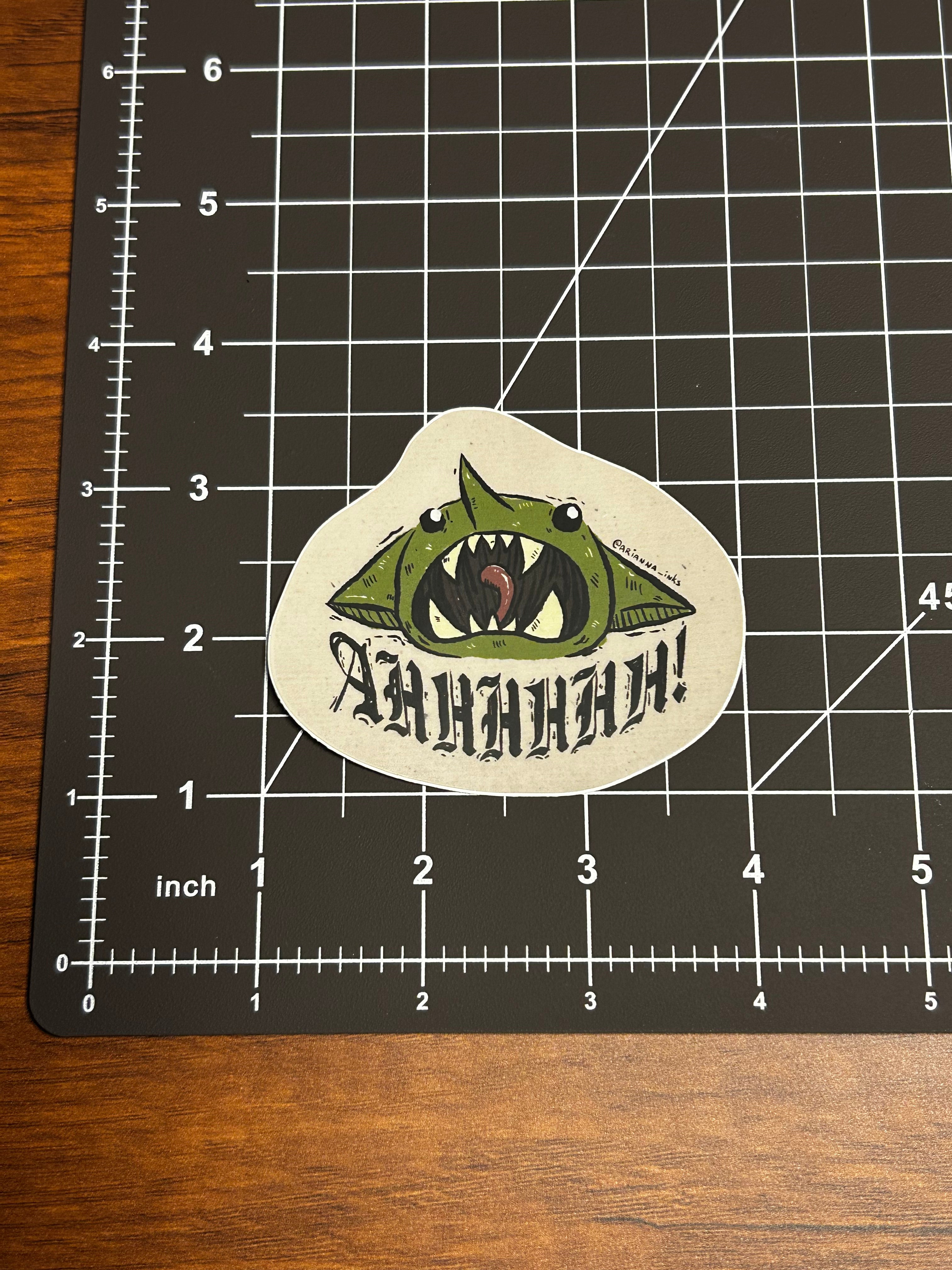 Screaming Into The Void Sticker