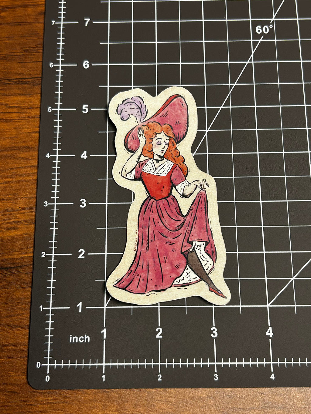 The Redhead Sticker