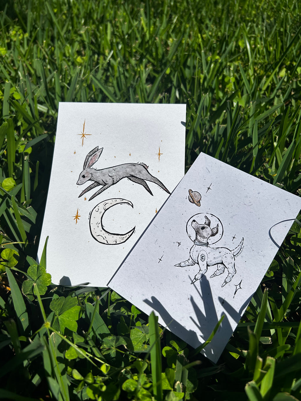Space Dog Print