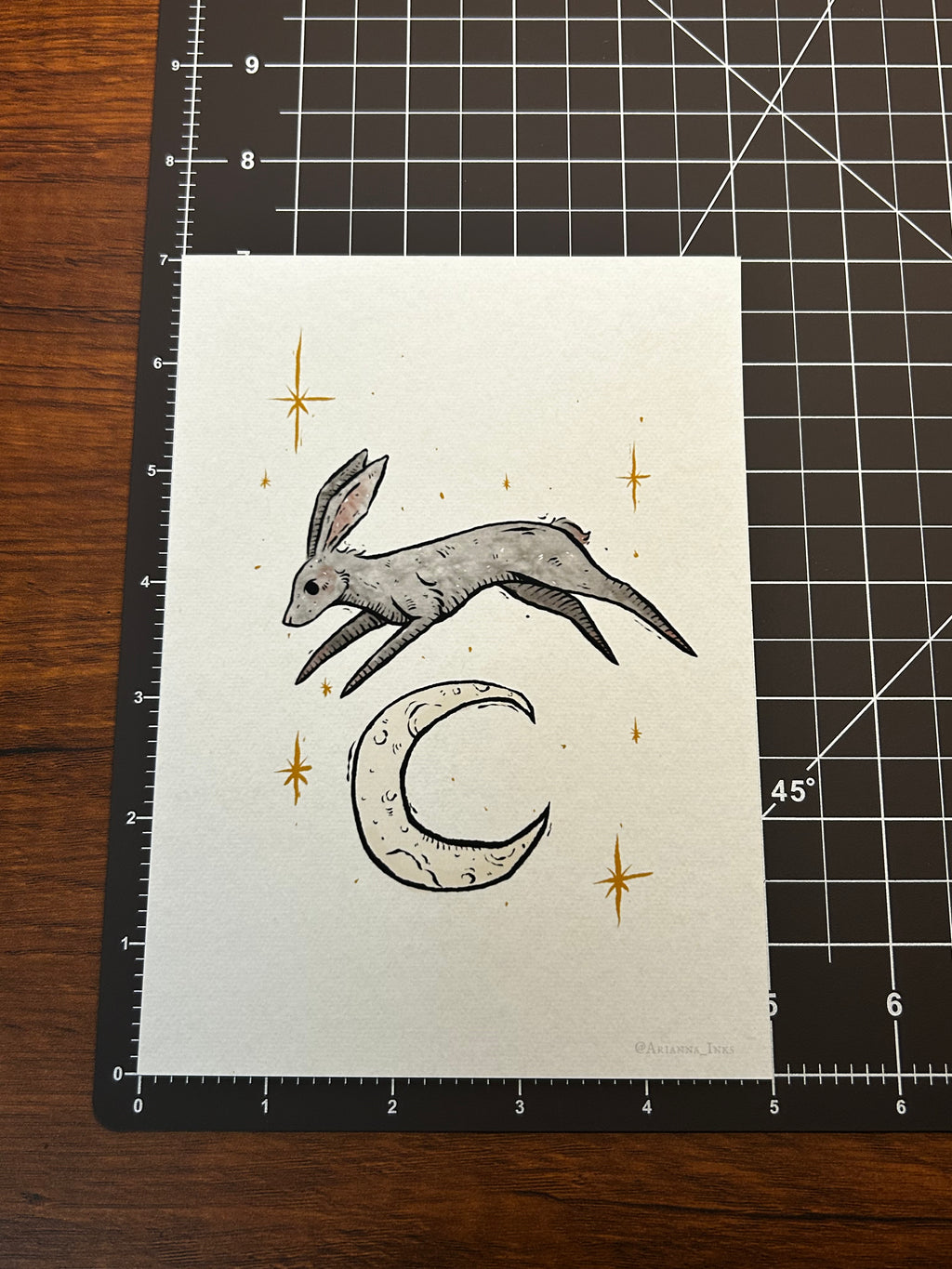 Over the Moon Print