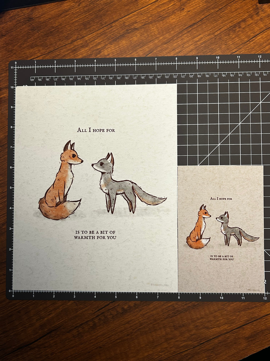 A Bit of Warmth Print
