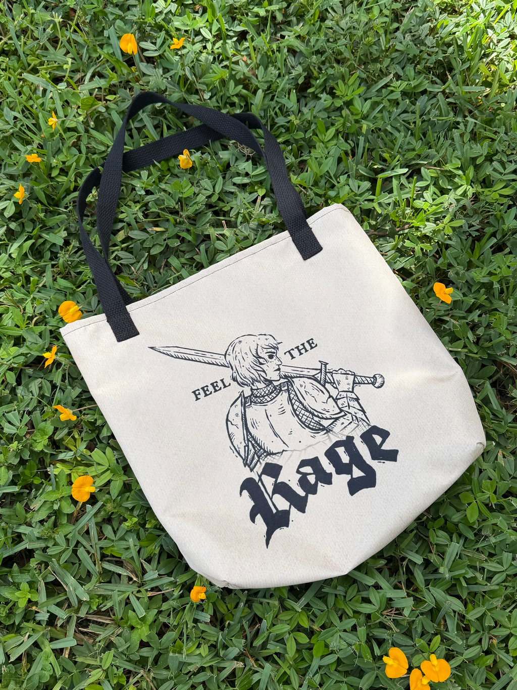 Feel the Rage Tote Bag