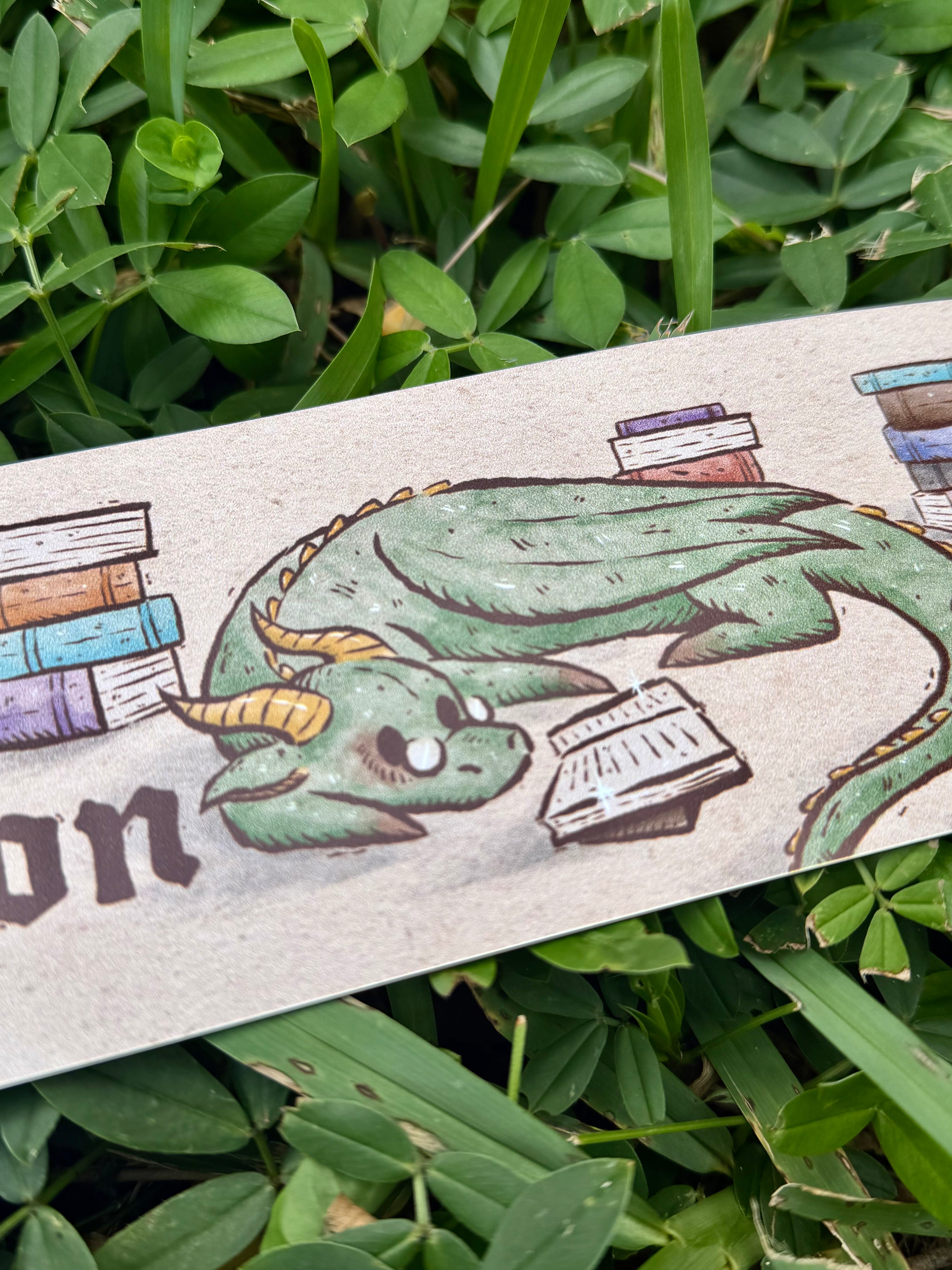 Book Dragon Magnet