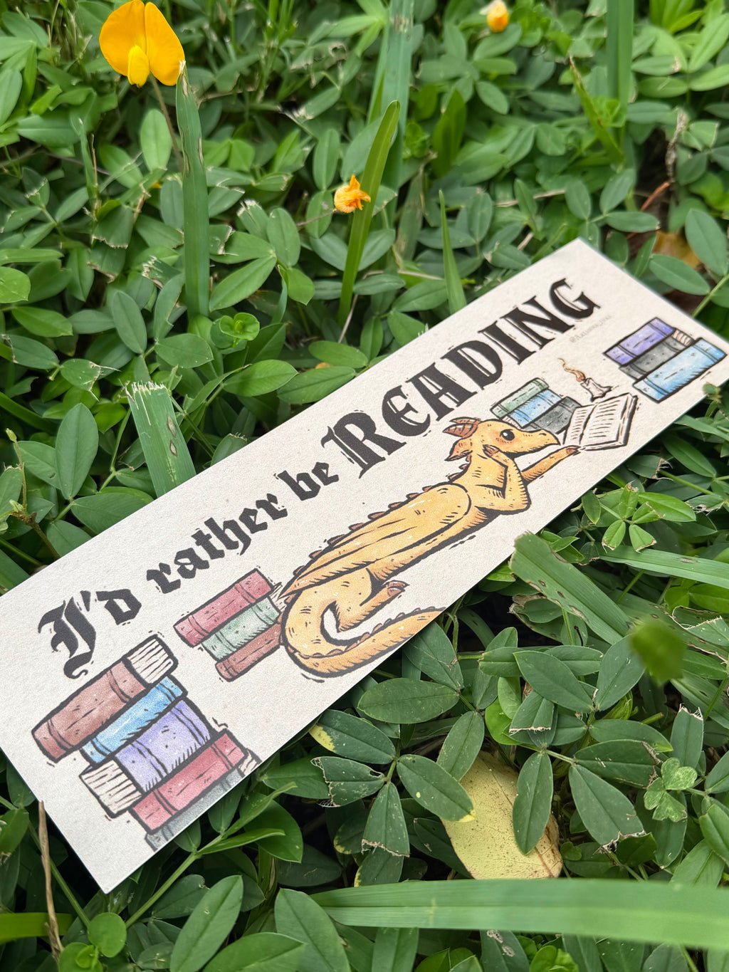 I'd Rather Be Reading Magnet