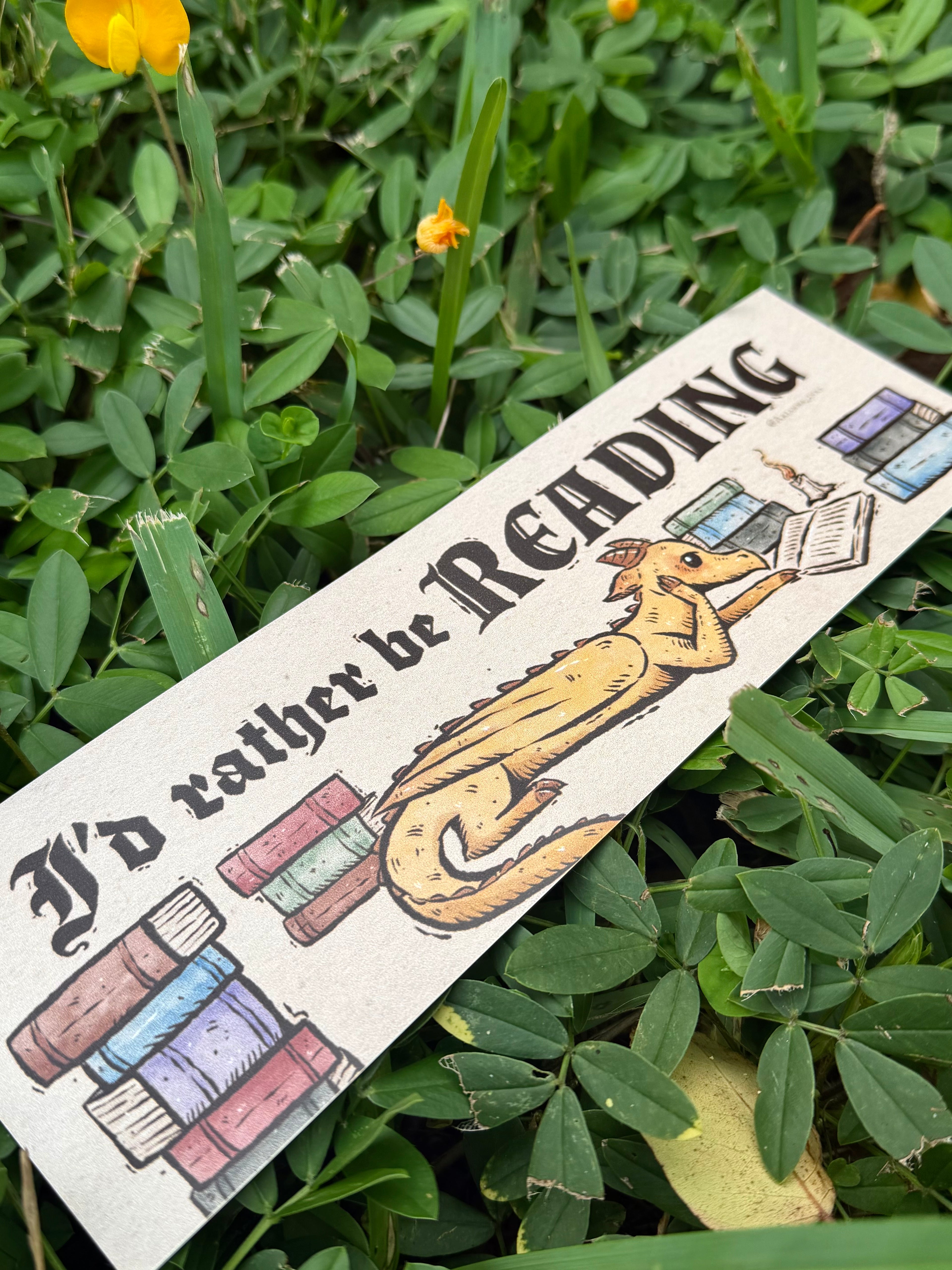 I'd Rather Be Reading Magnet