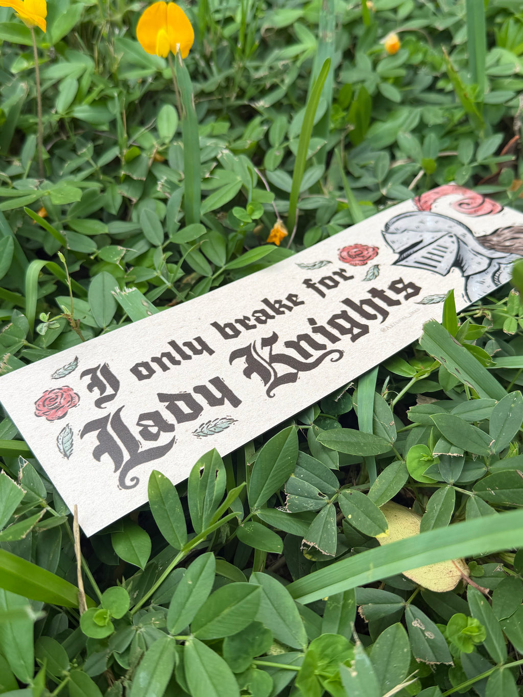 Lady Knights Magnet