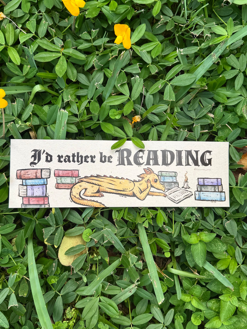 I'd Rather Be Reading Magnet