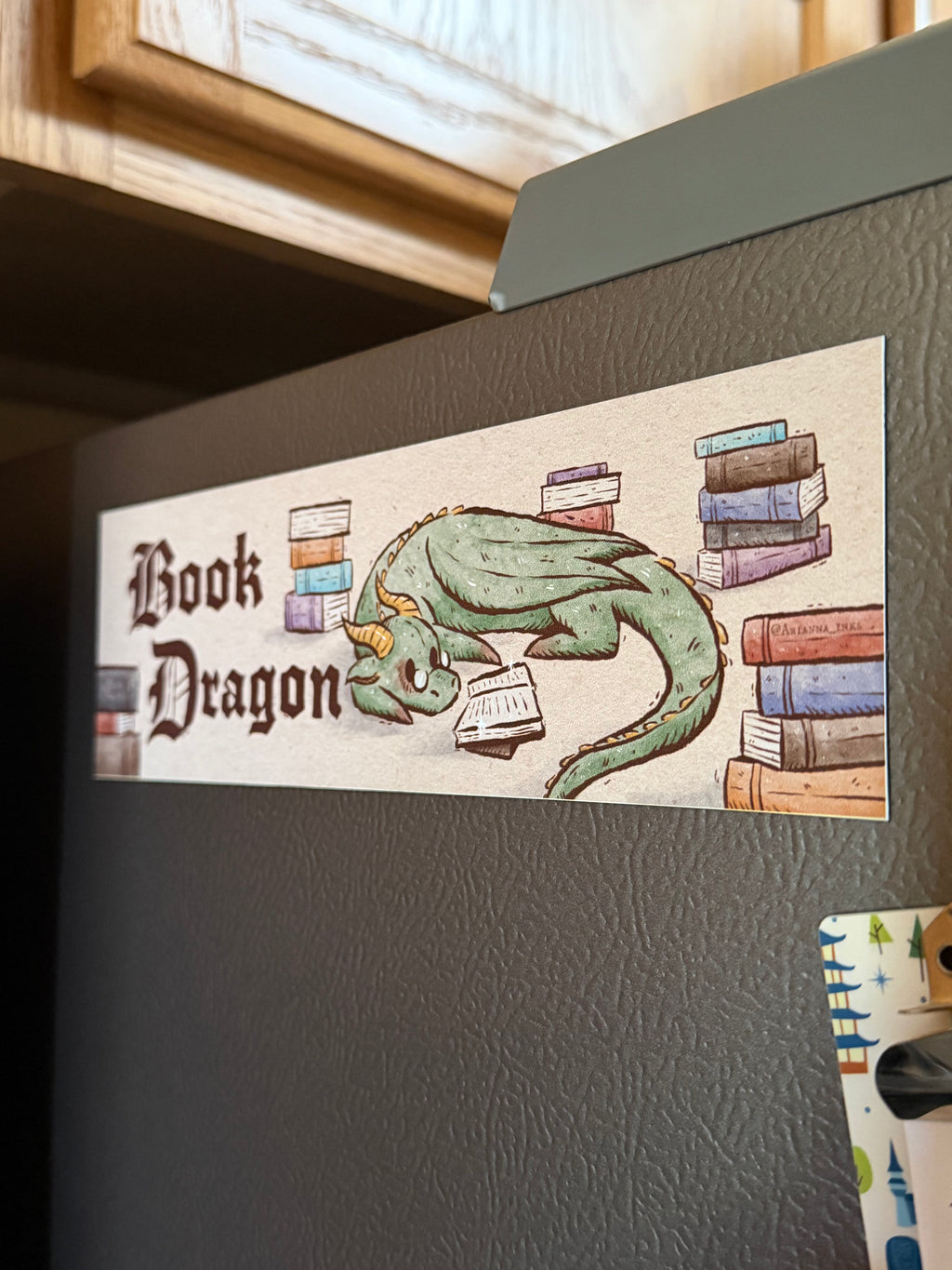 Book Dragon Magnet