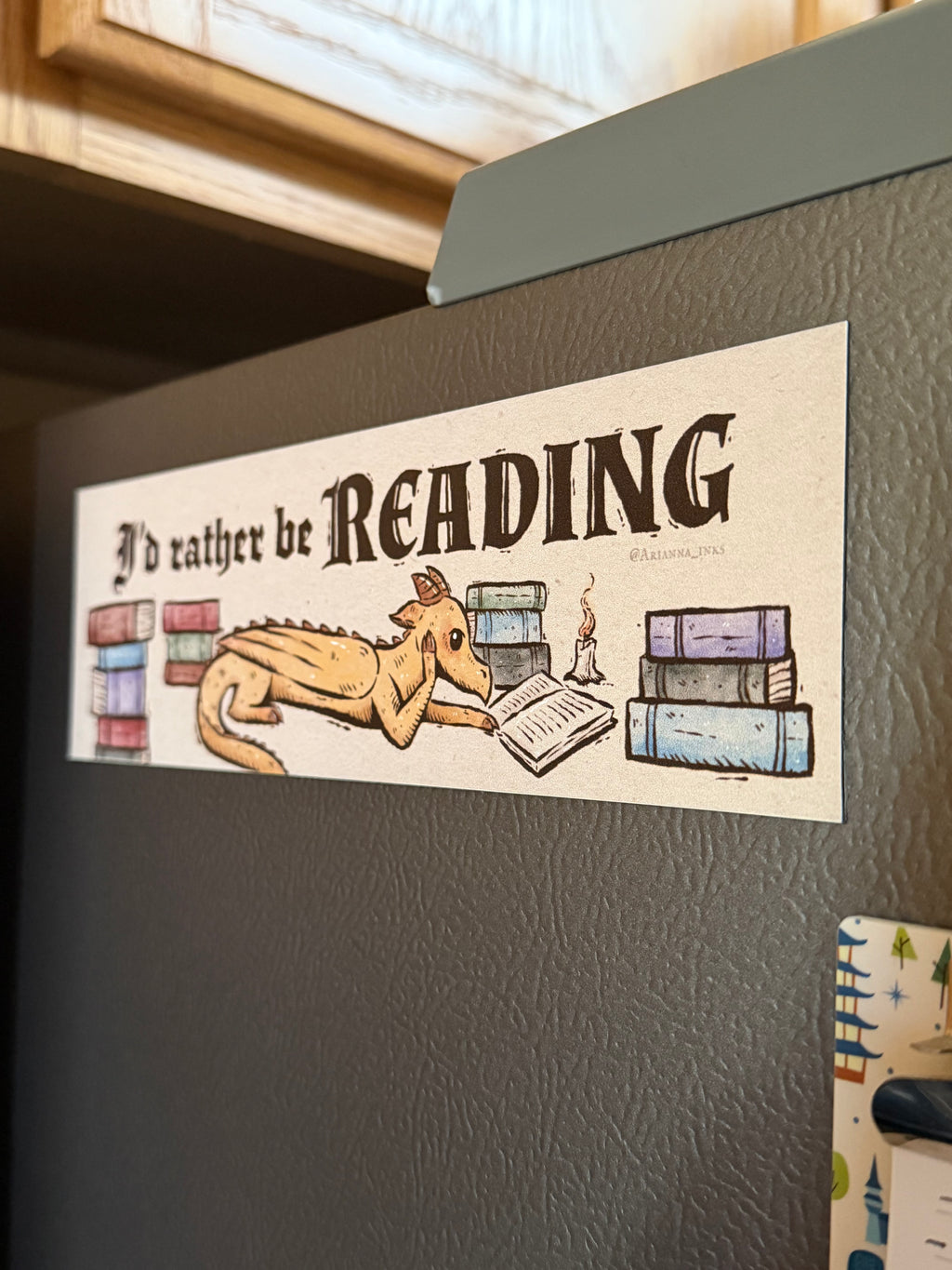 I'd Rather Be Reading Magnet