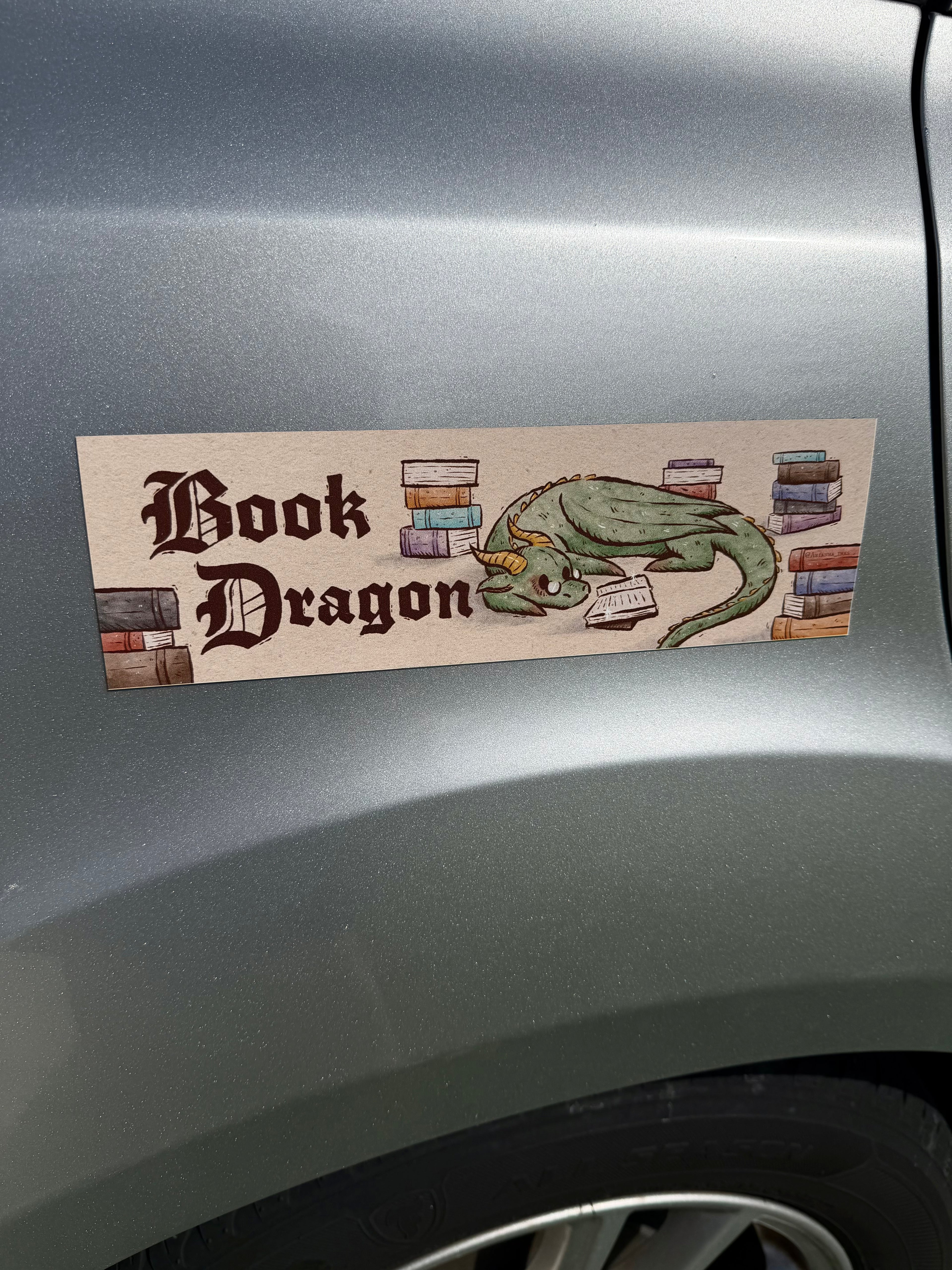 Book Dragon Magnet