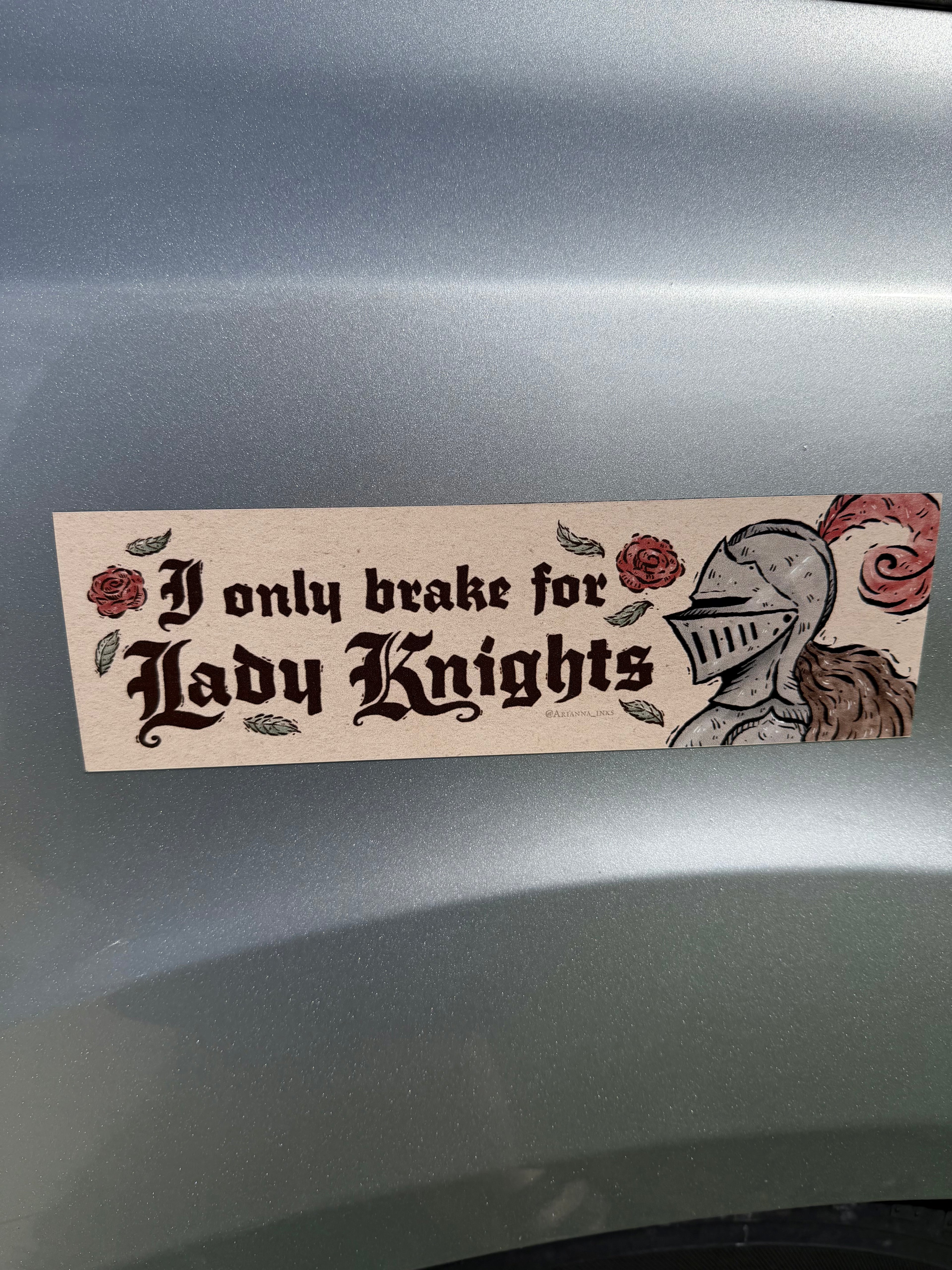 Lady Knights Magnet