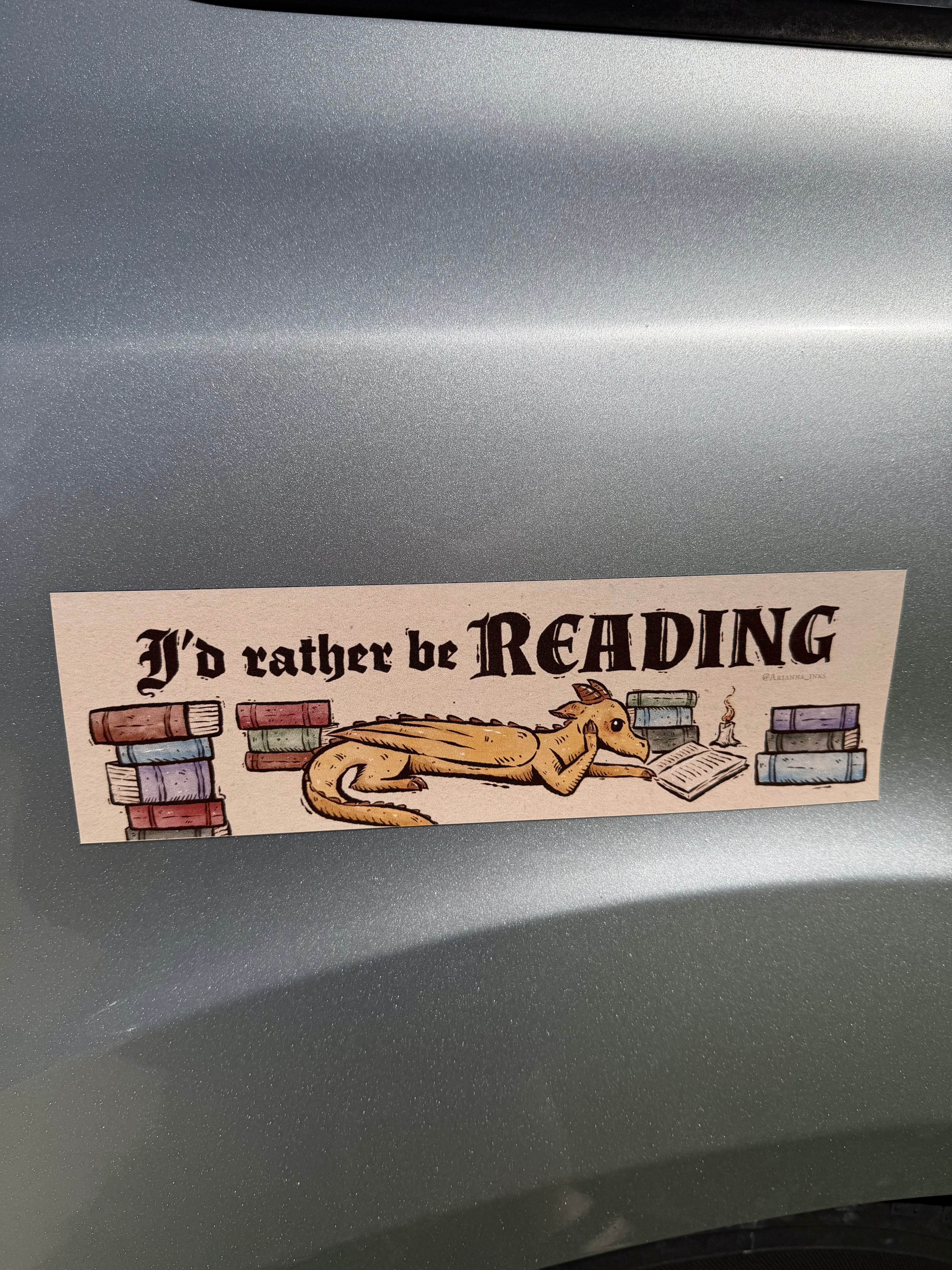 I'd Rather Be Reading Magnet