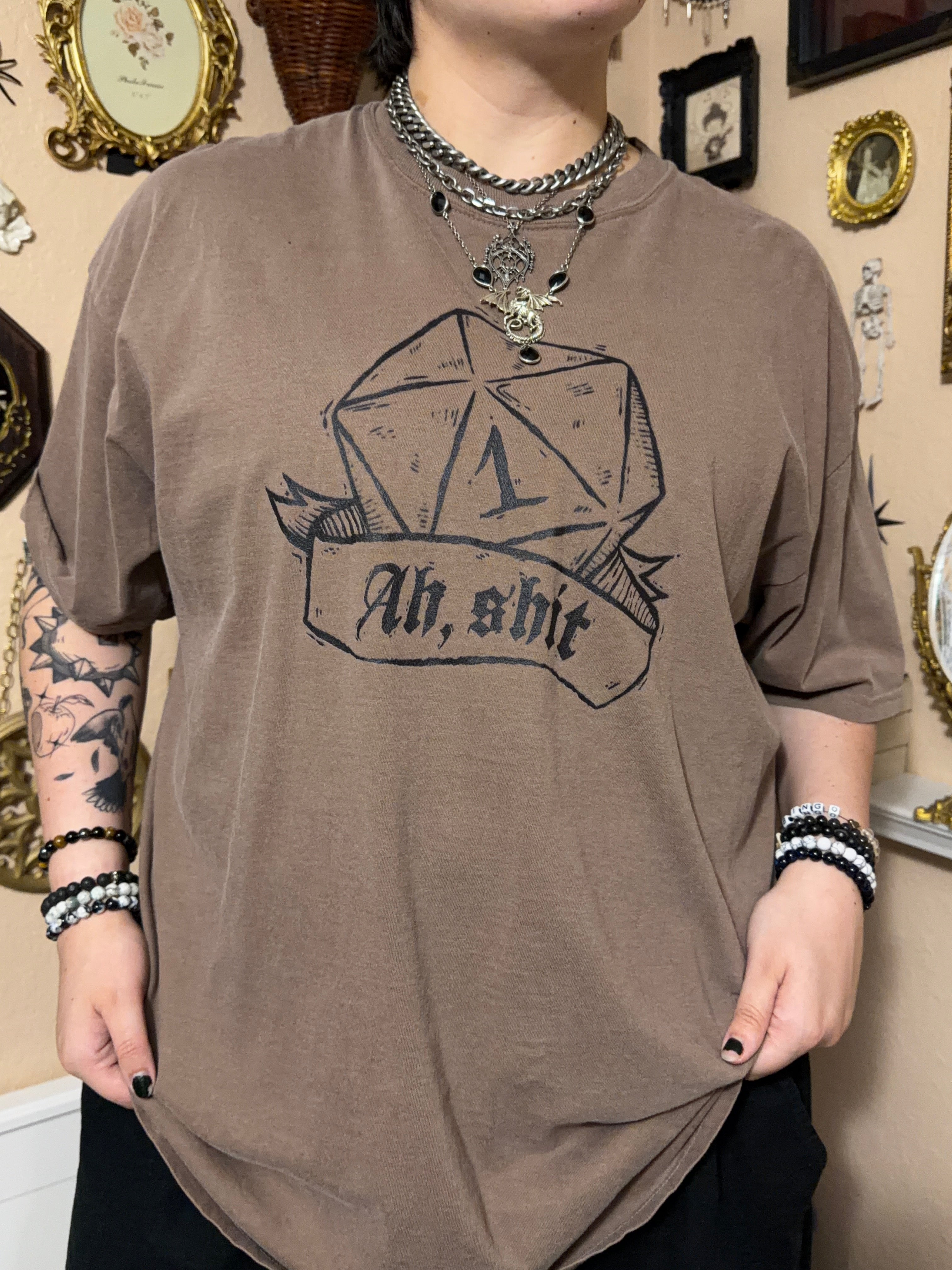 Ah Shit D20 Shirt
