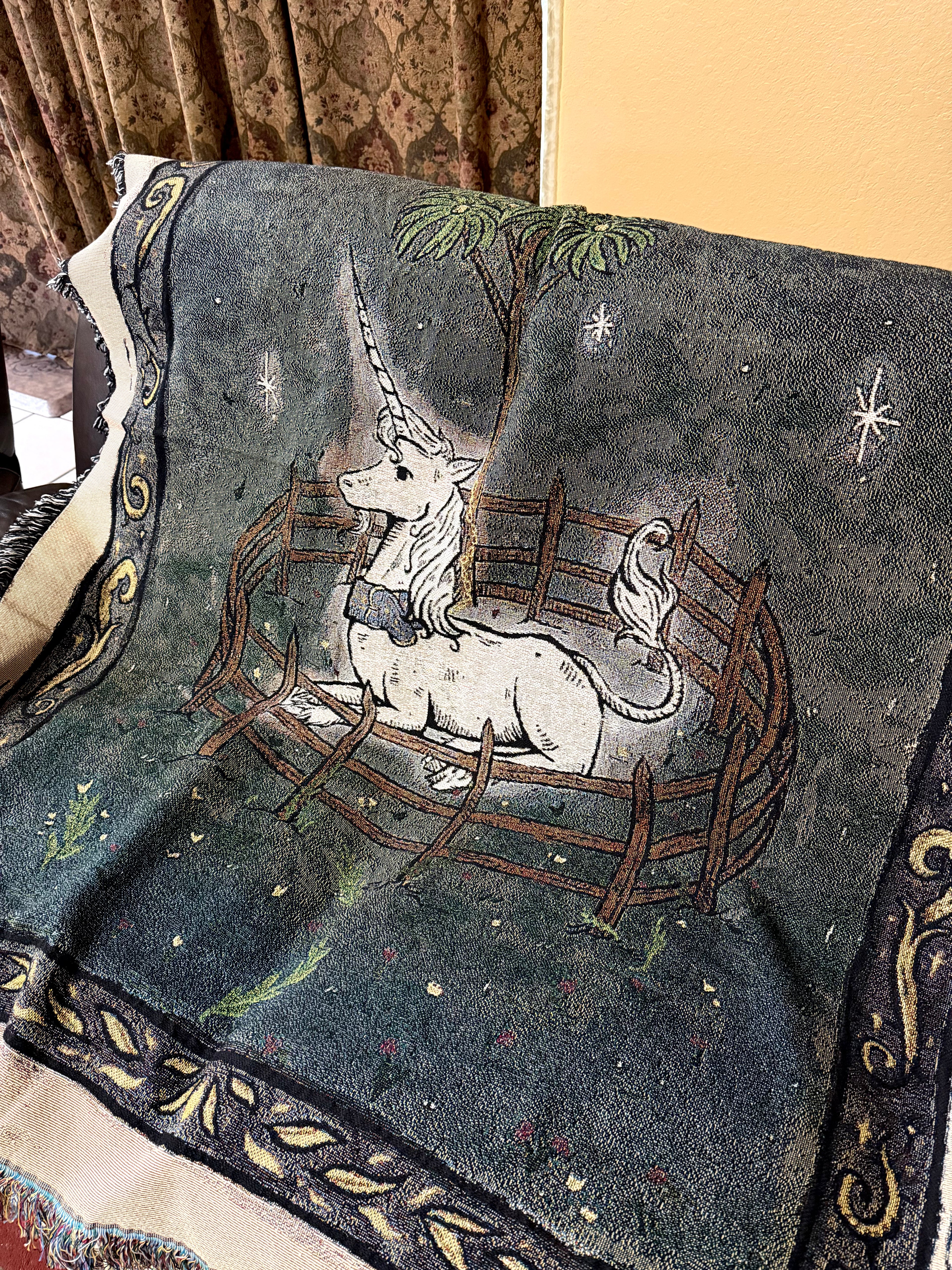 A Unicorn Alone Blanket