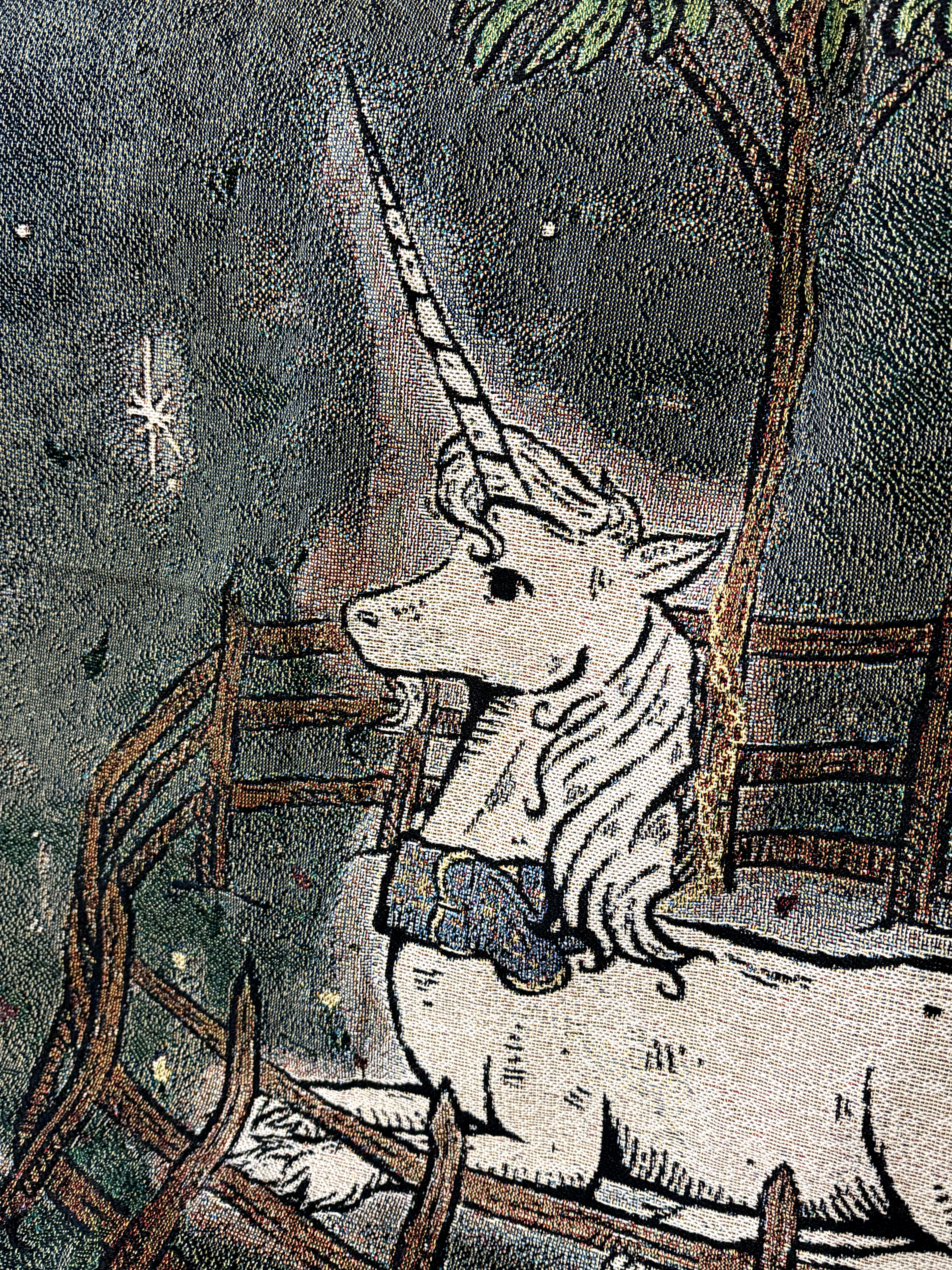 A Unicorn Alone Blanket