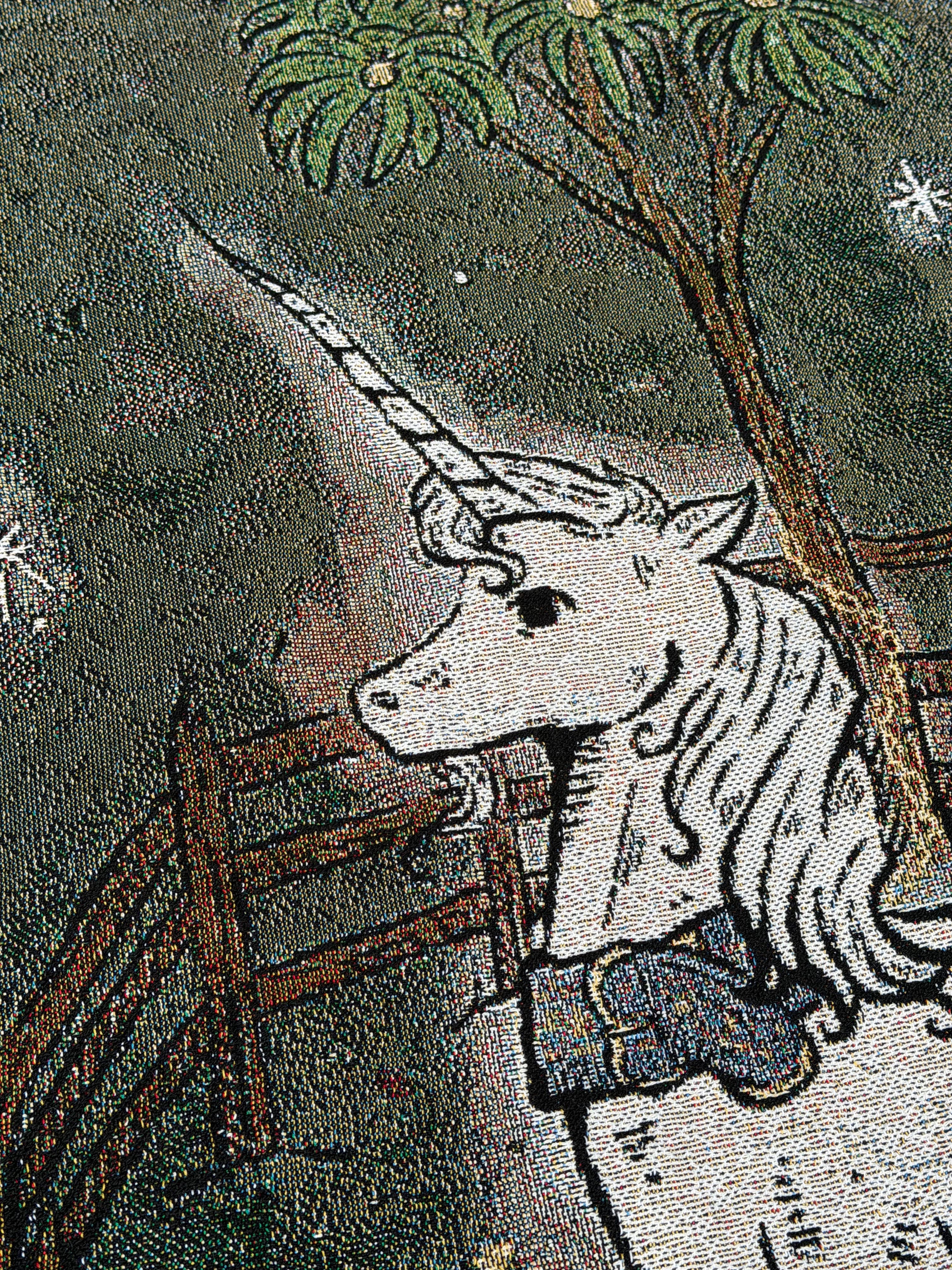 A Unicorn Alone Blanket