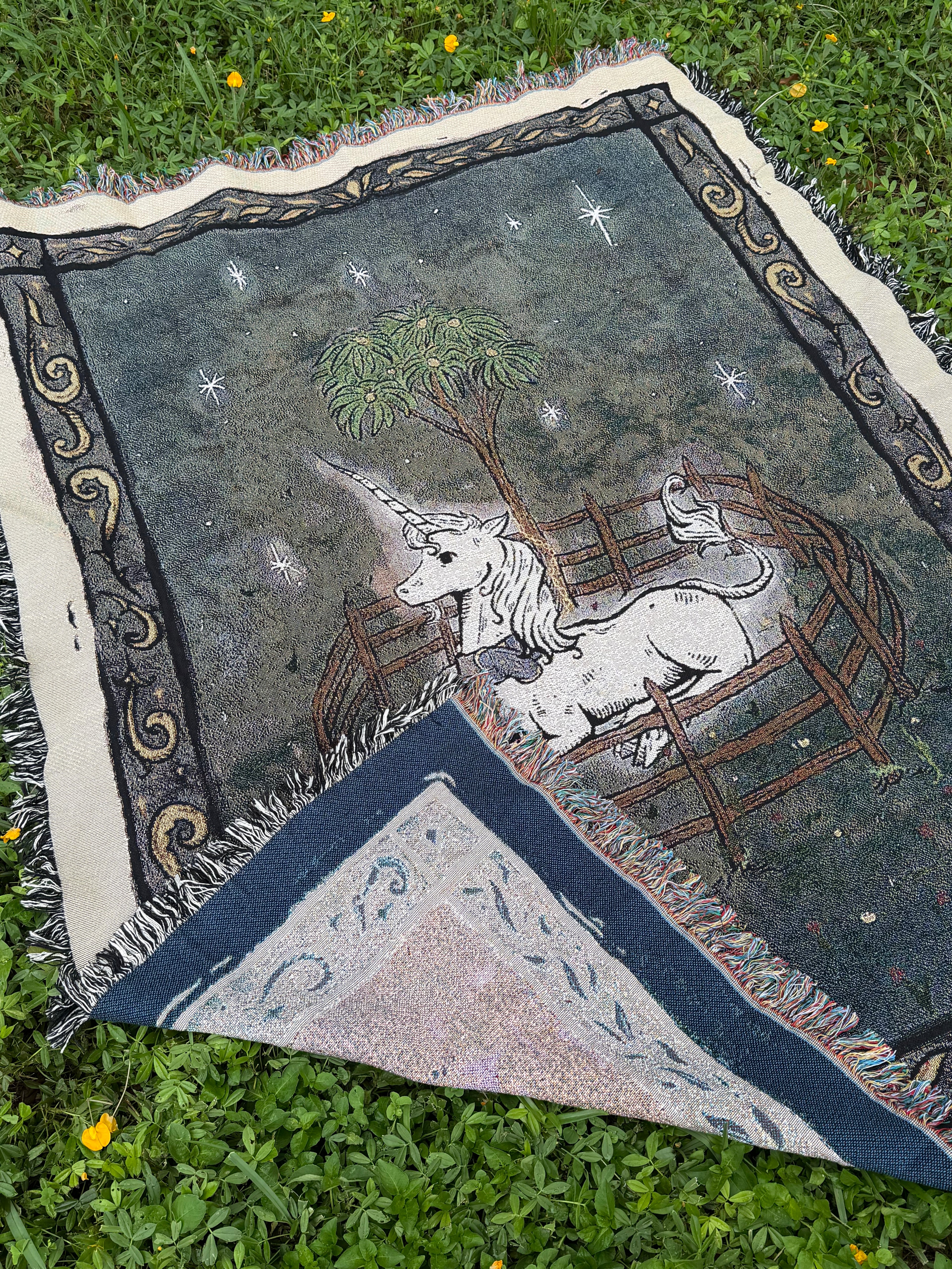 A Unicorn Alone Blanket