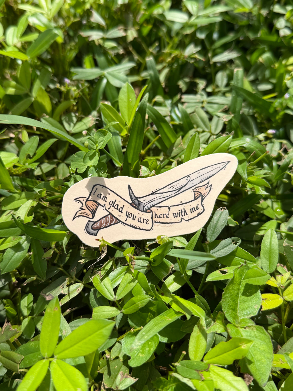 I'm Glad Sticker