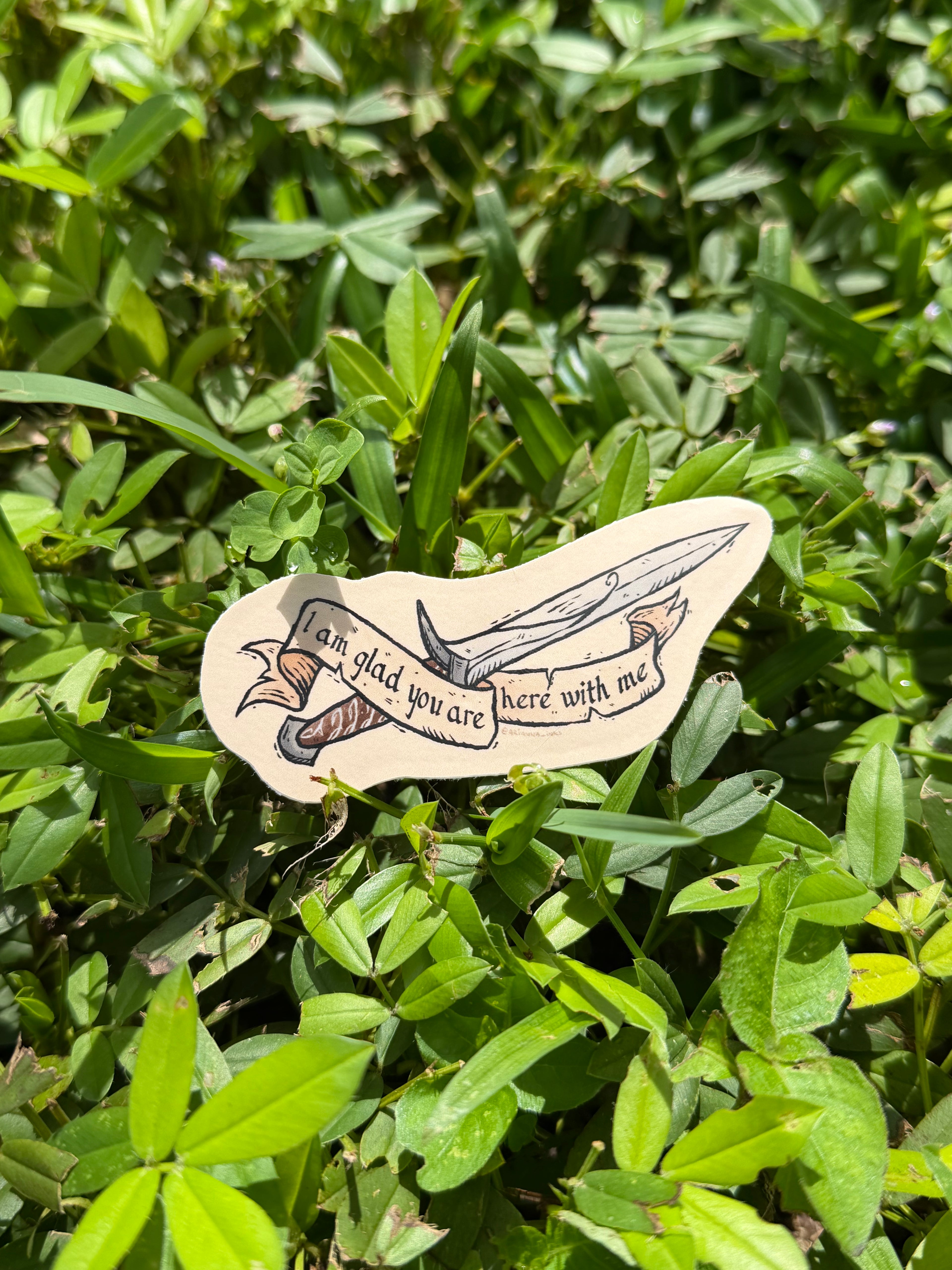 I'm Glad Sticker