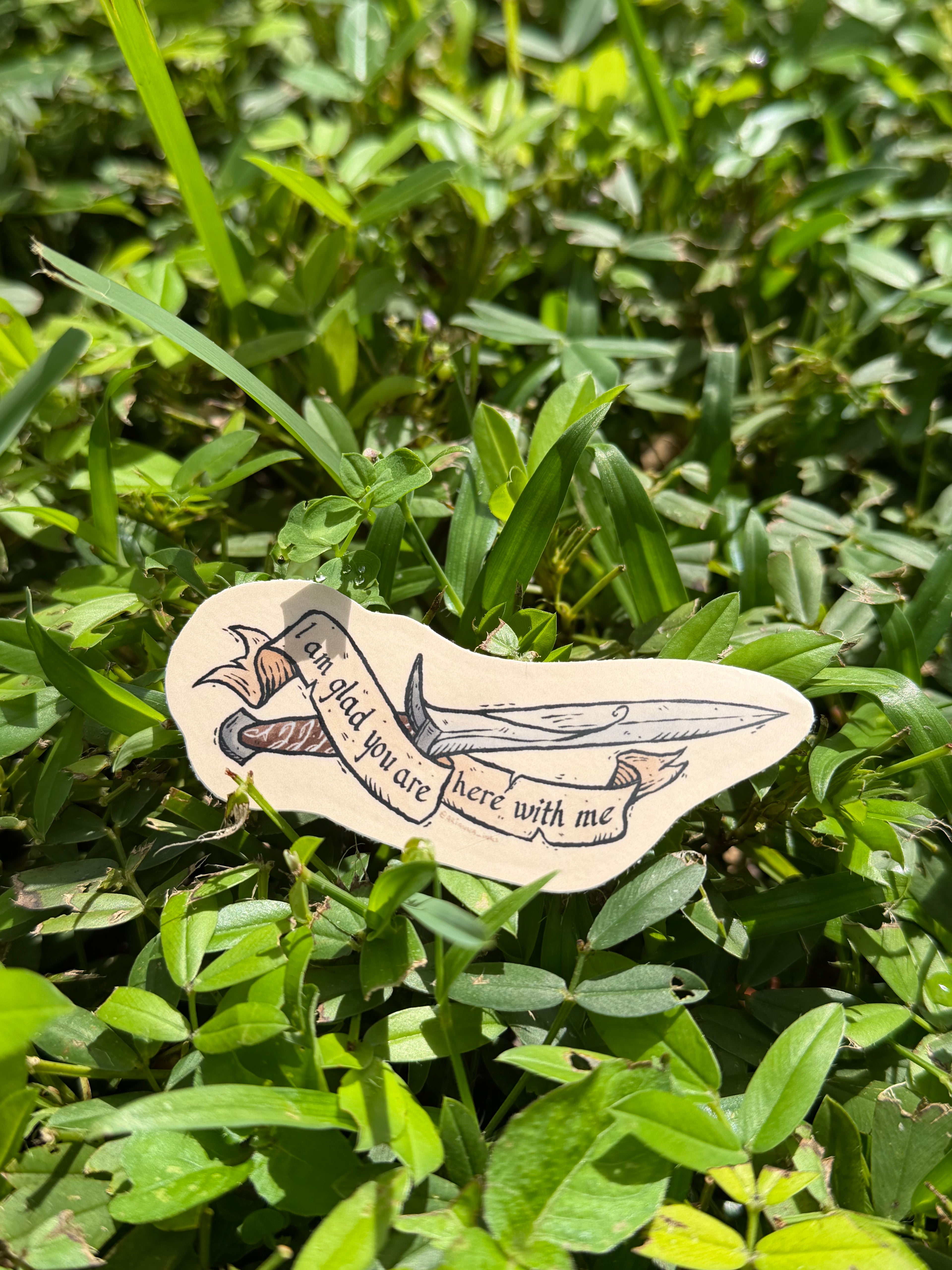 I'm Glad Sticker