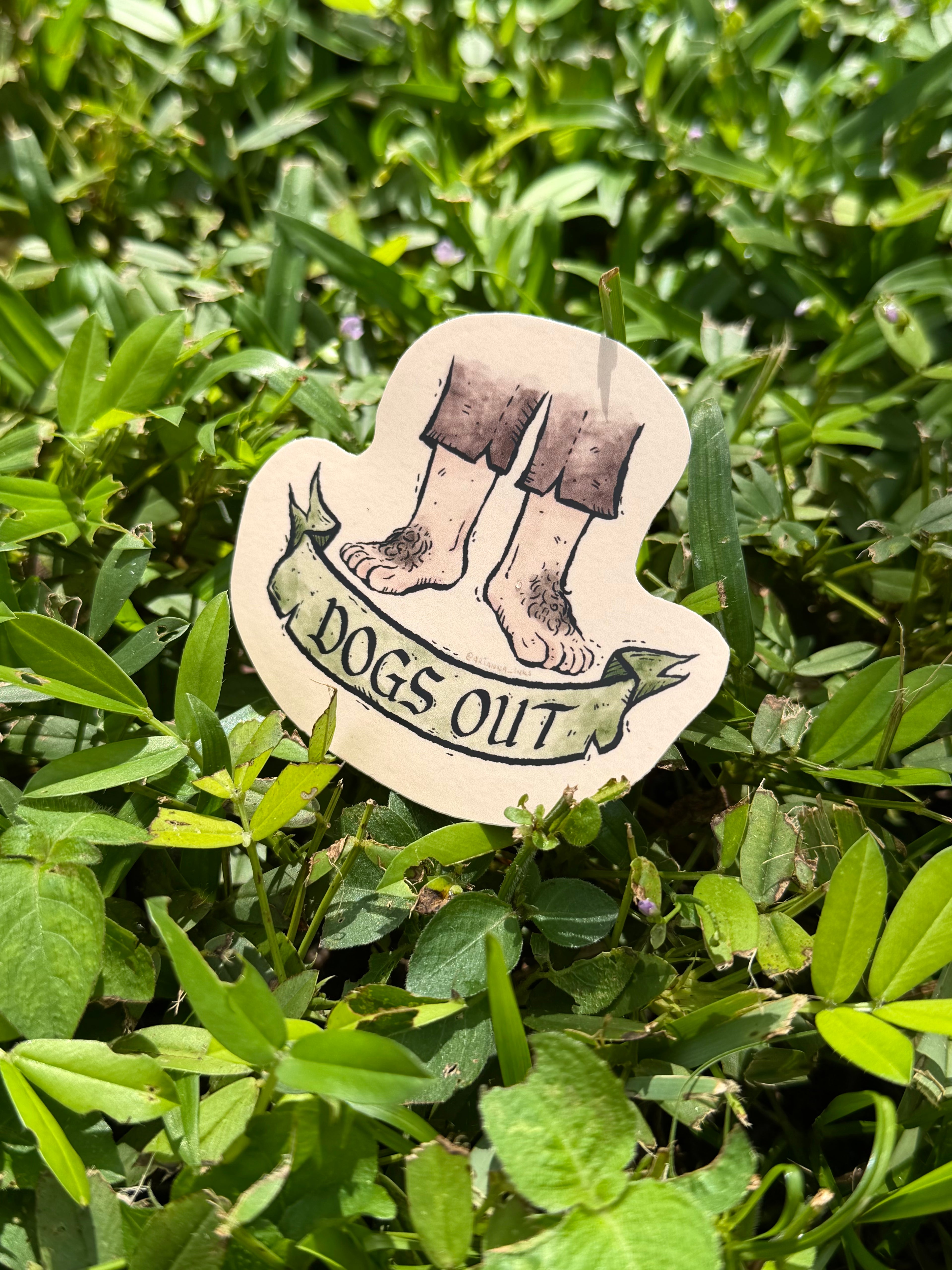 Dogs Out Sticker