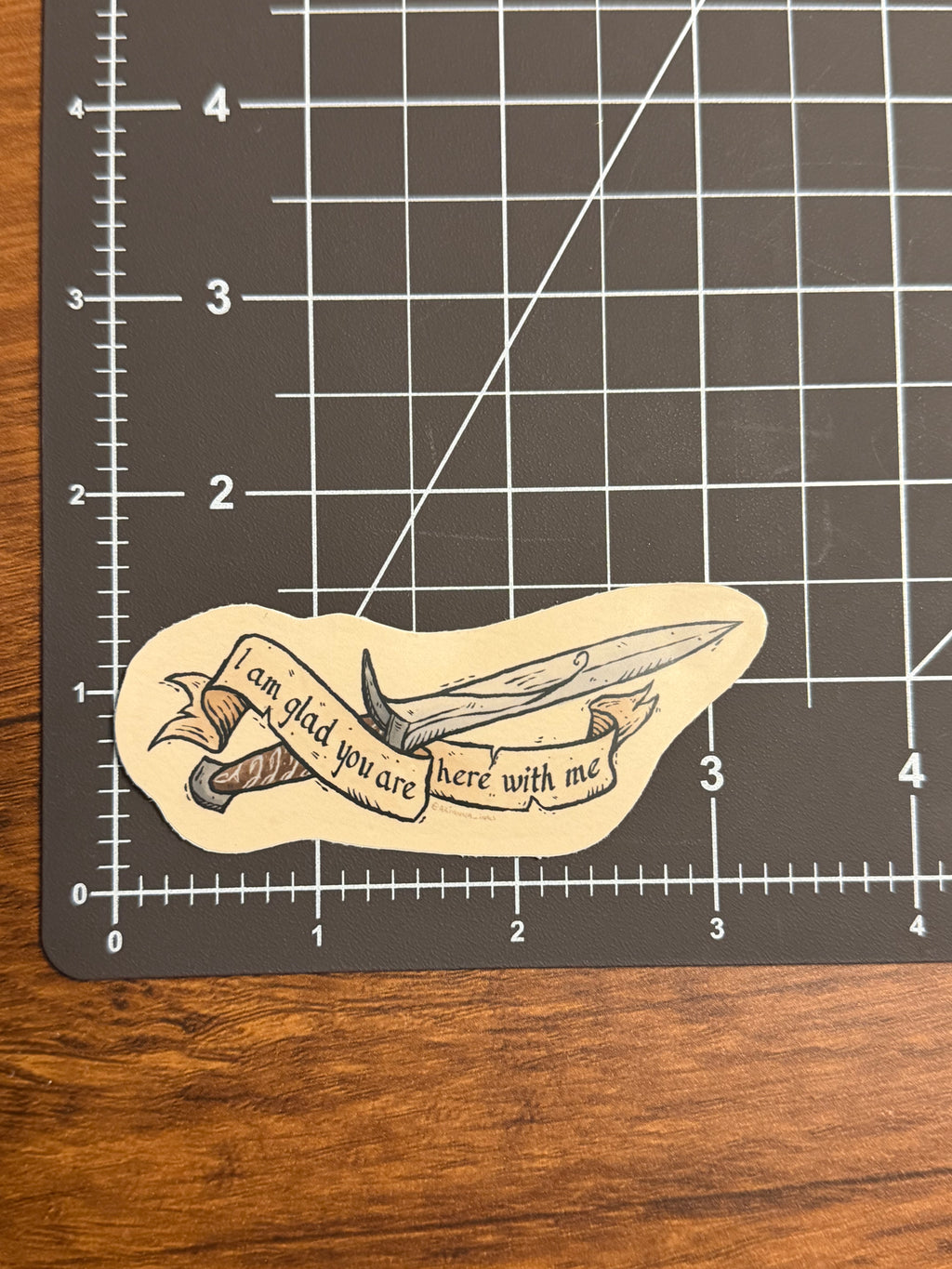 I'm Glad Sticker