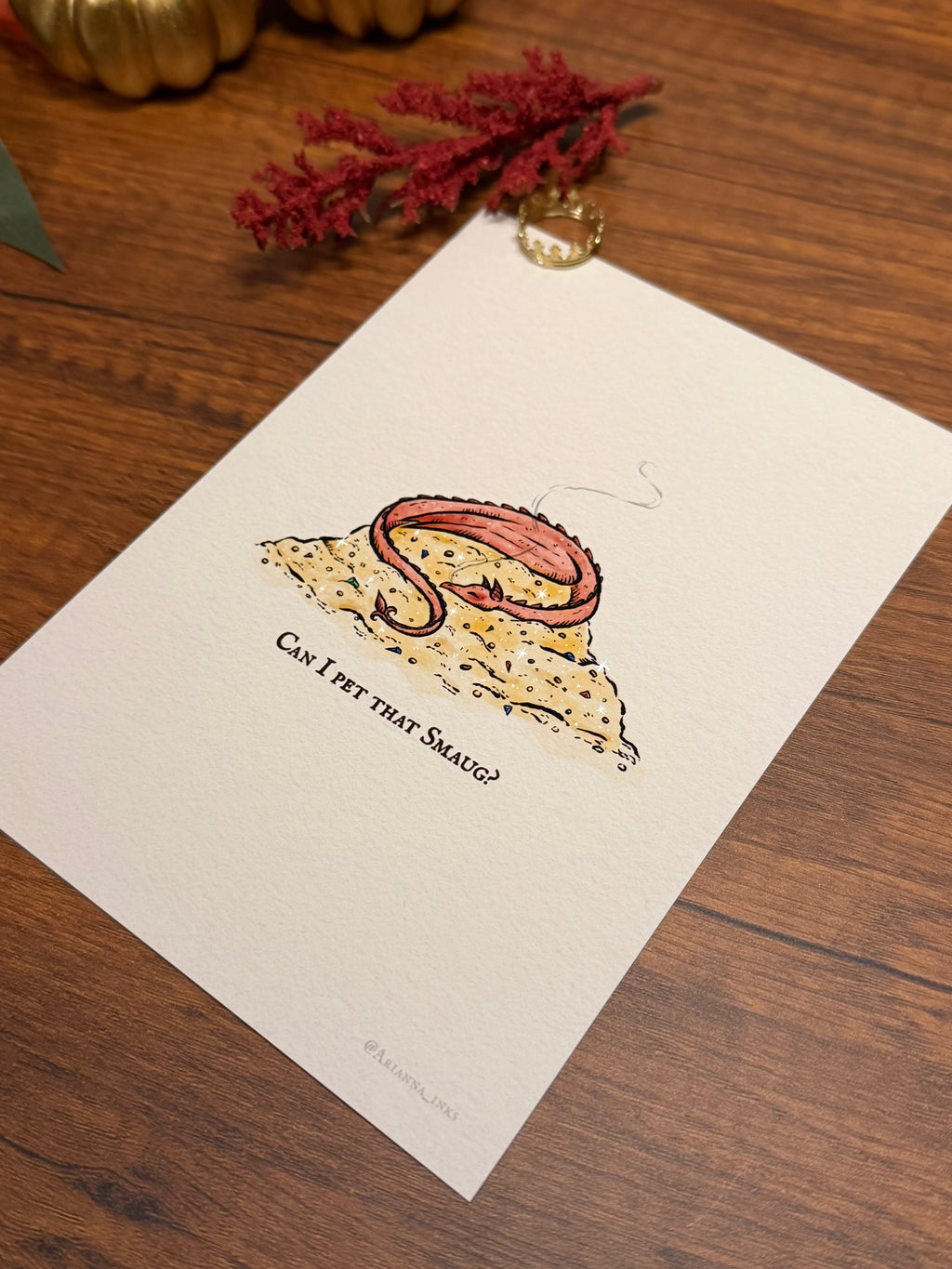 Can I pet that Smaug? Print