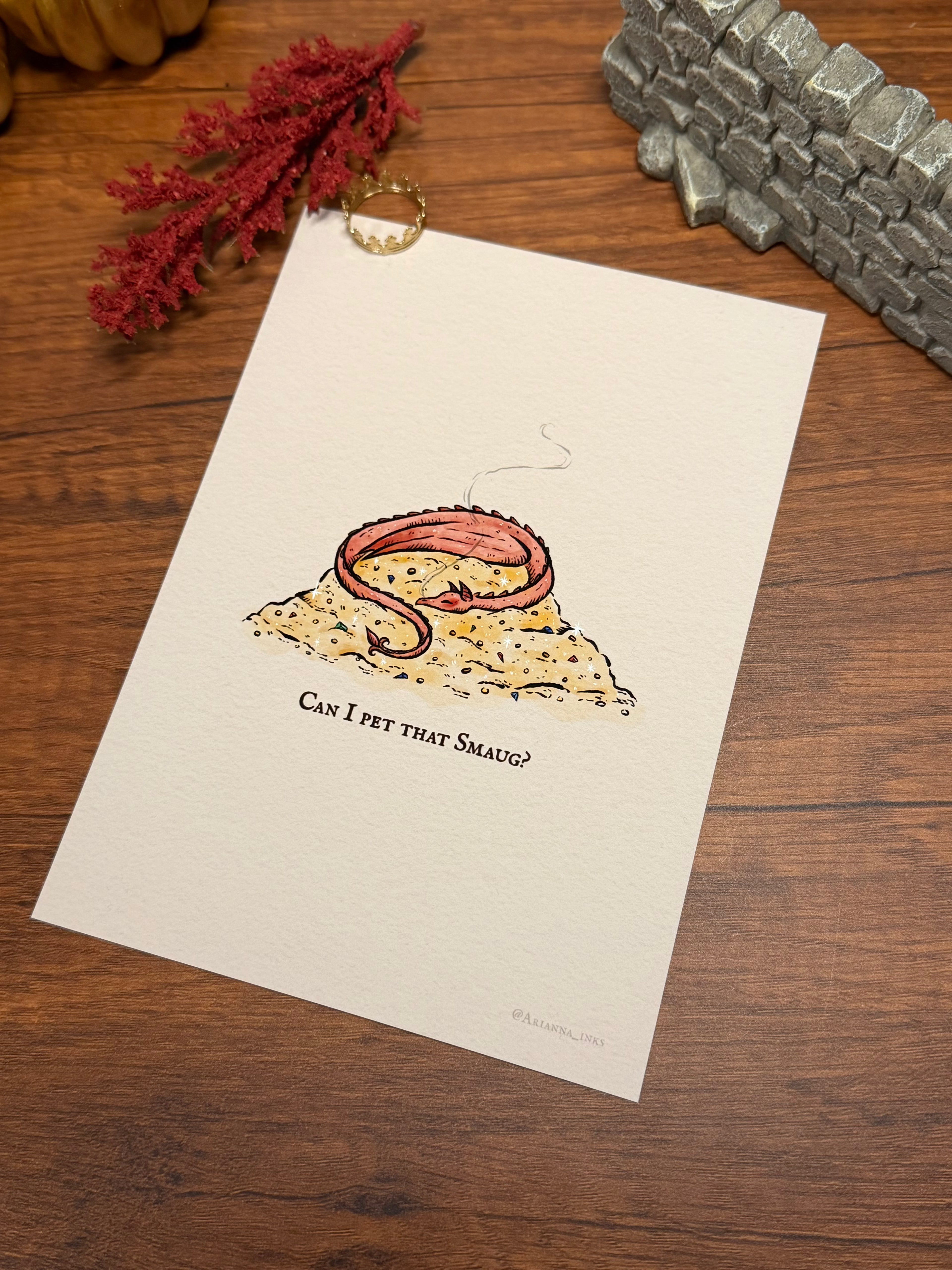 Can I pet that Smaug? Print