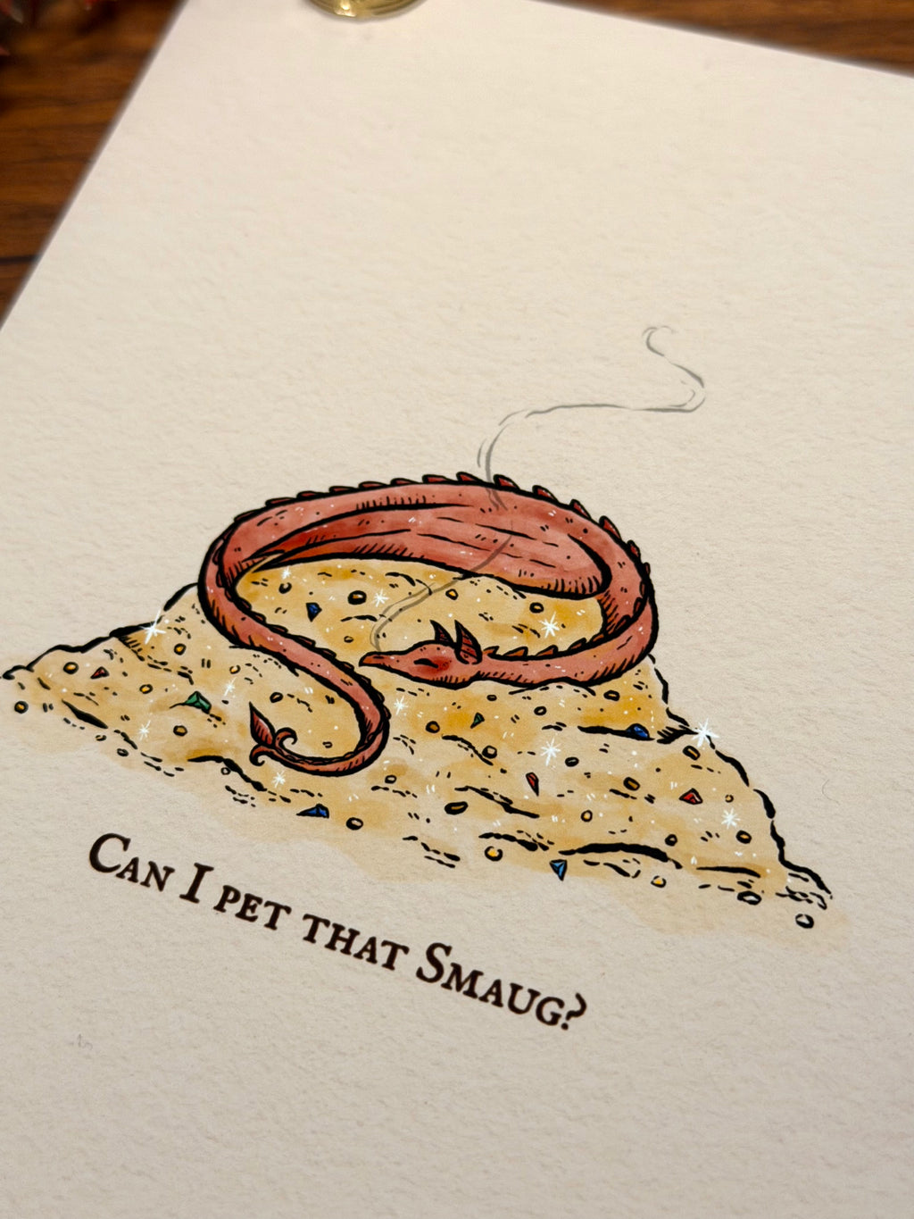 Can I pet that Smaug? Print