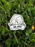 Nat 1 (Yikes) Sticker