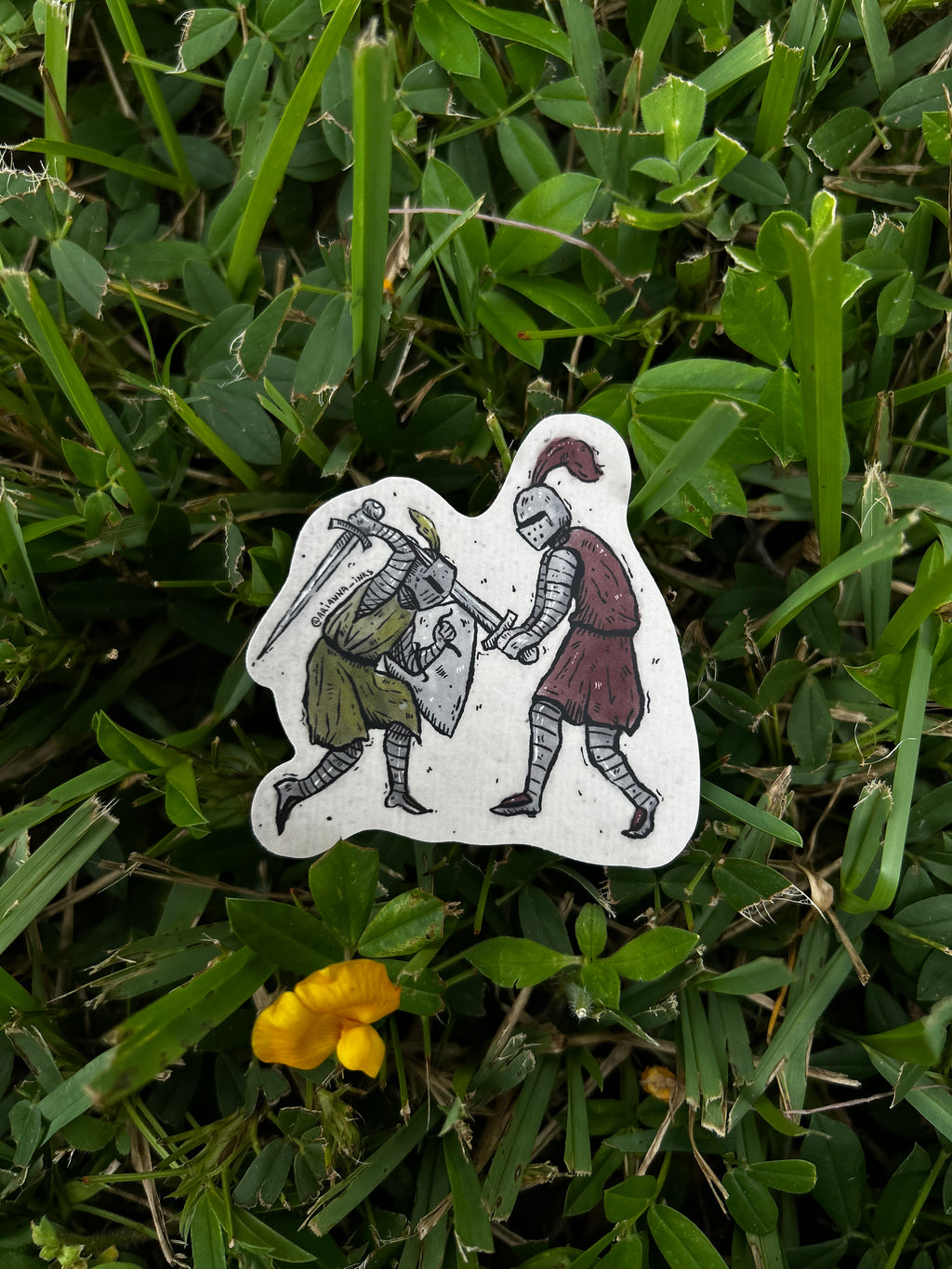 Yowch Sticker