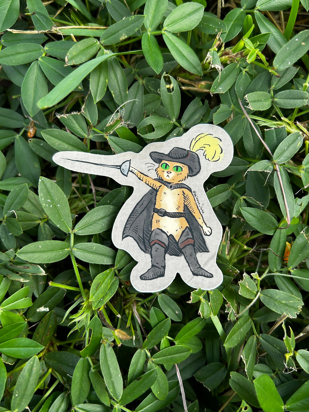 This Cat has Boots! Sticker