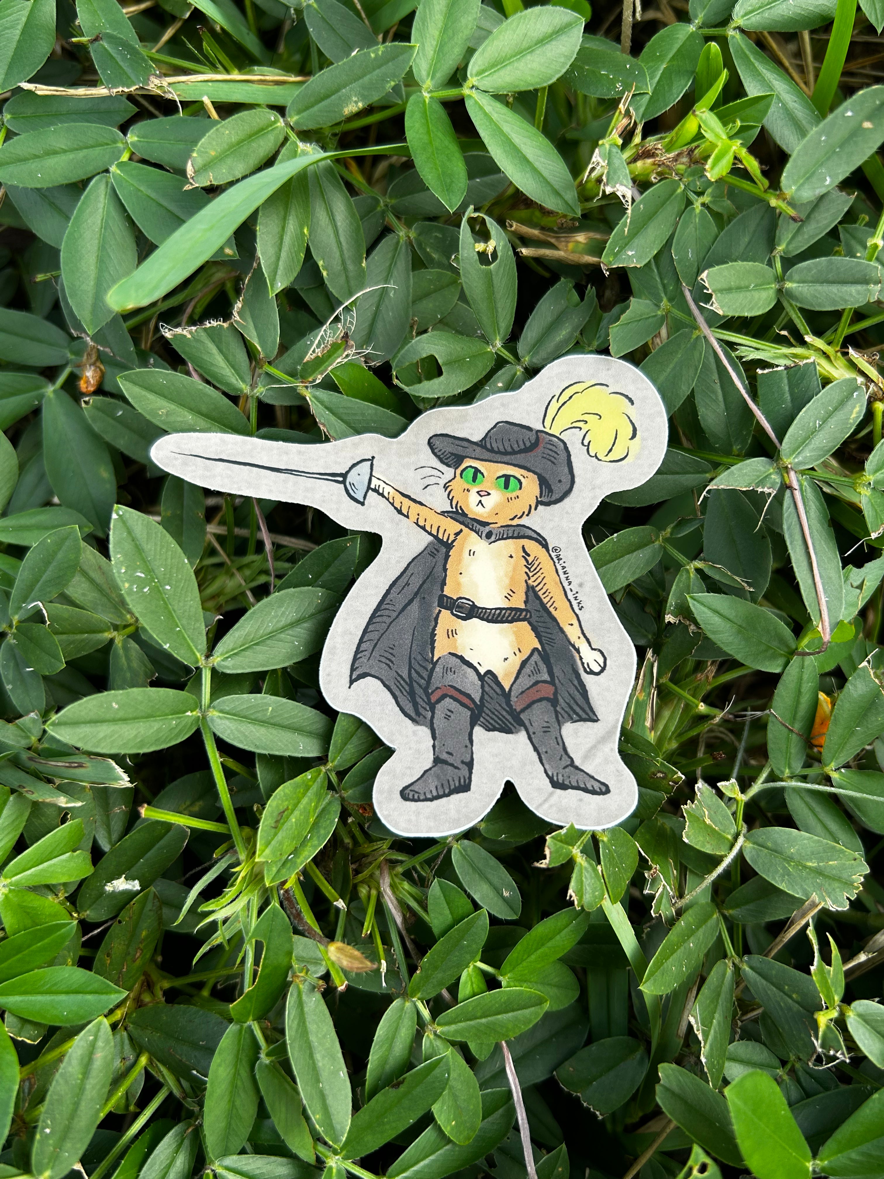 This Cat has Boots! Sticker