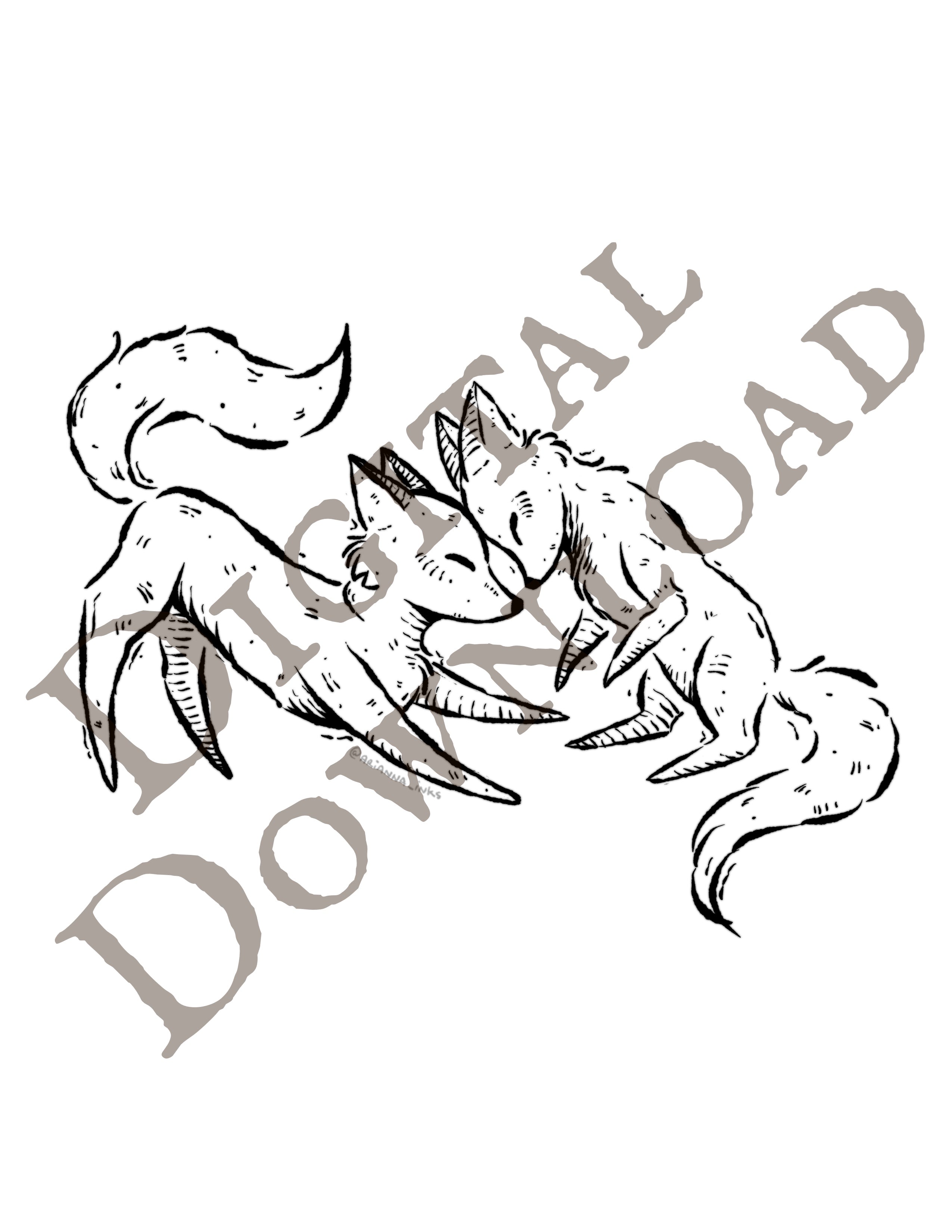 At Your Side Coloring Page [DIGITAL DOWNLOAD]