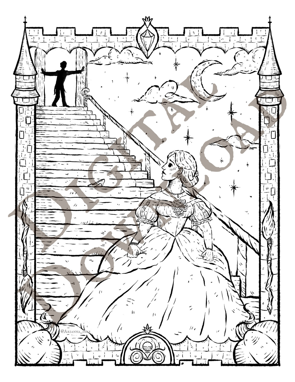 Fairy Tales Coloring Page Collection [DIGITAL DOWNLOAD]