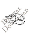 The Foxes Coloring Page Collection [DIGITAL DOWNLOAD]