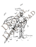 Now That's a Knight Coloring Page [DIGITAL DOWNLOAD]