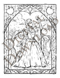 Fairest of them All Coloring Page [DIGITAL DOWNLOAD]