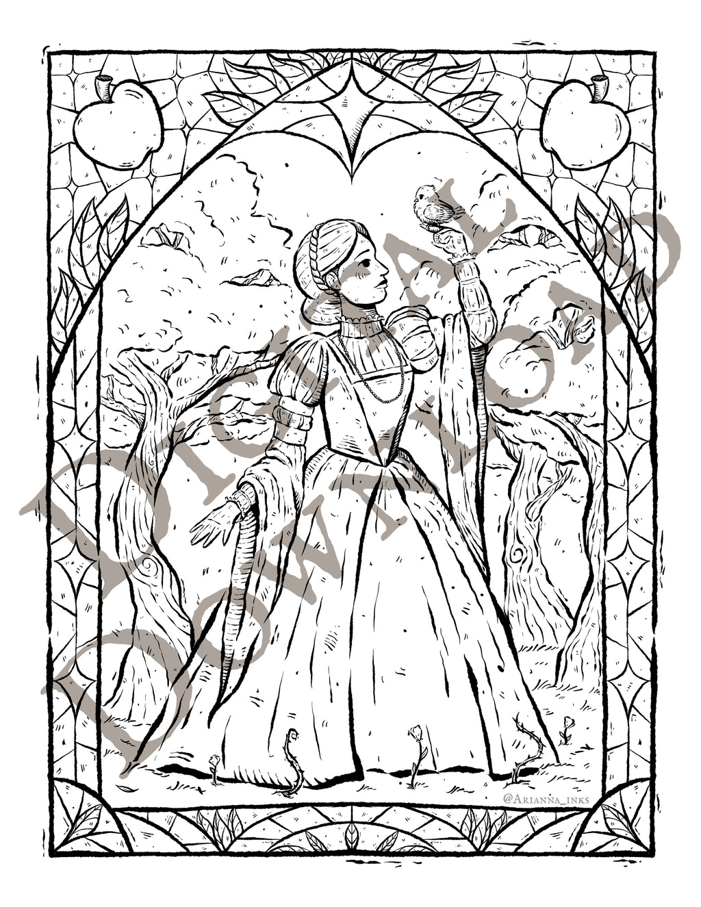 Fairy Tales Coloring Page Collection [DIGITAL DOWNLOAD]